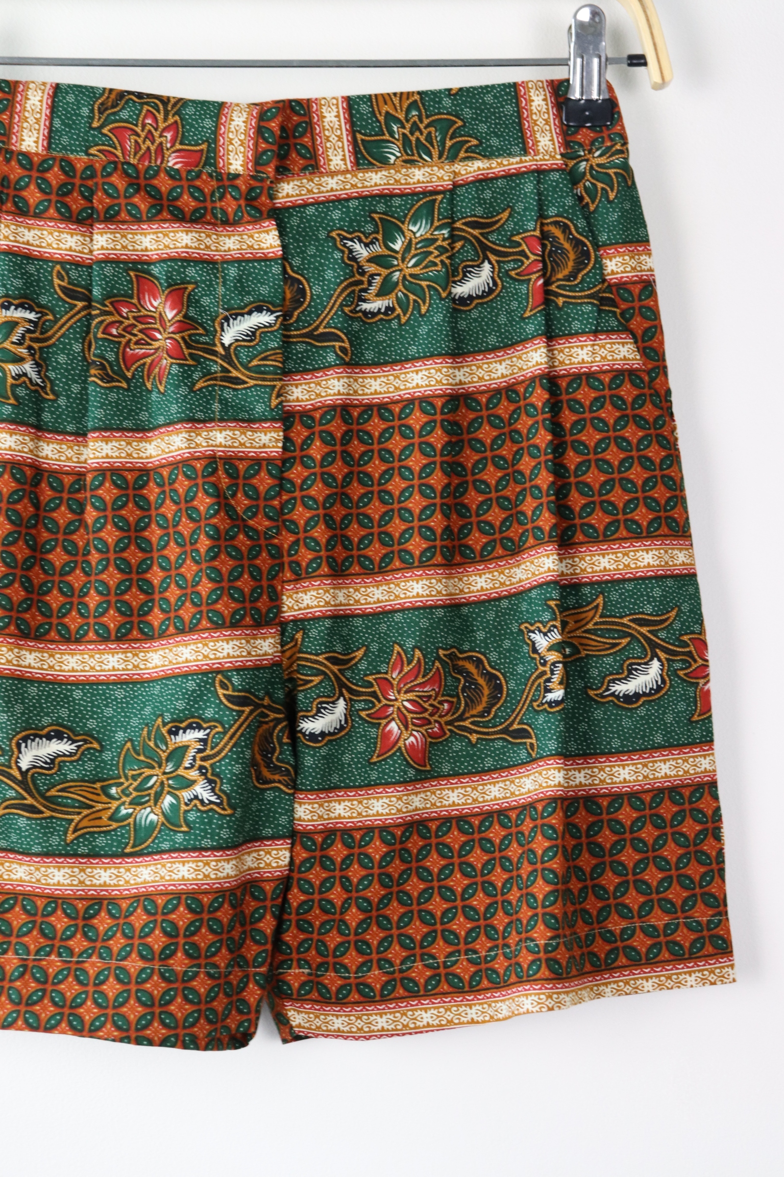 Tailored Batik Shorts - Forest Magic (S)