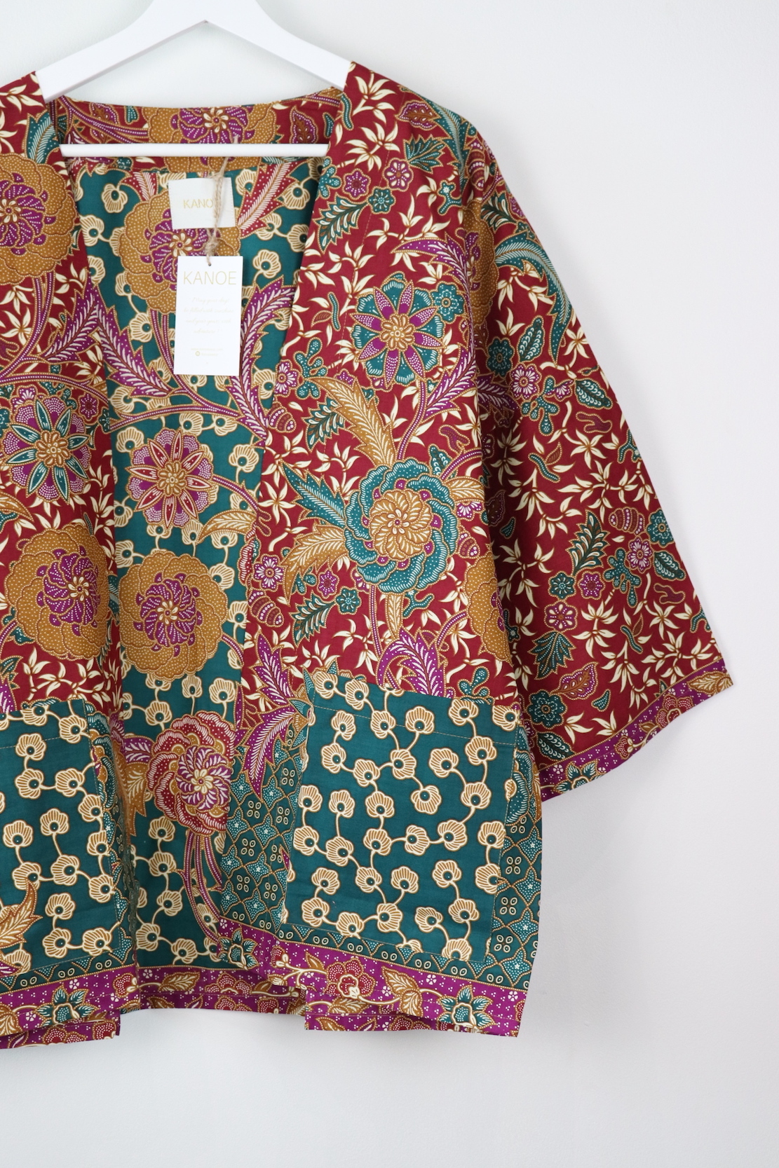 Batik Kimono Basic - Saffron