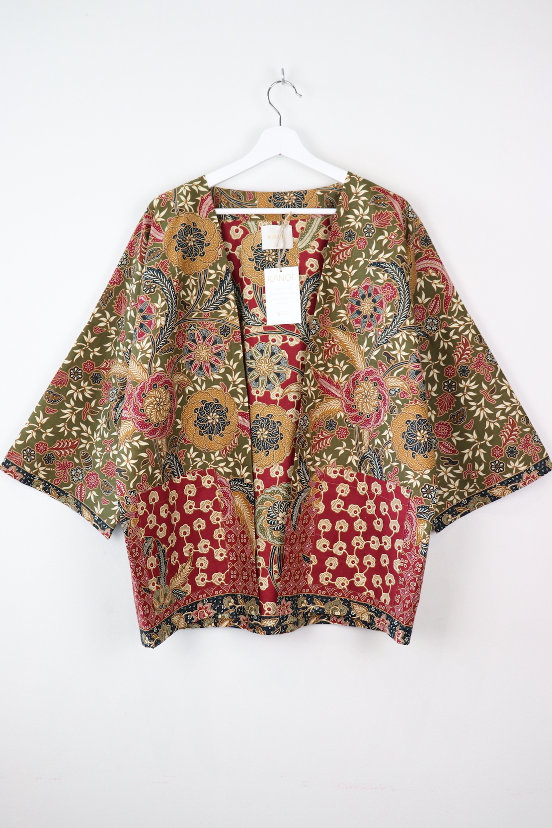 Batik Kimono Basic - Matcha
