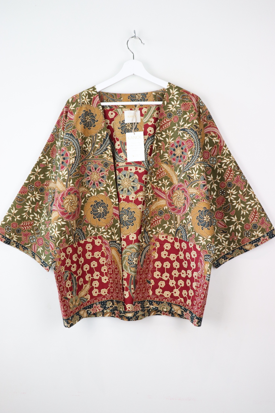 Batik Kimono Basic - Matcha