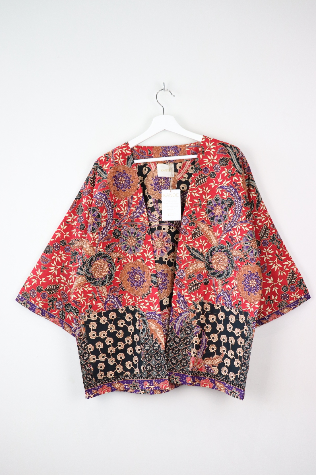 Batik Kimono Basic - Cayenne