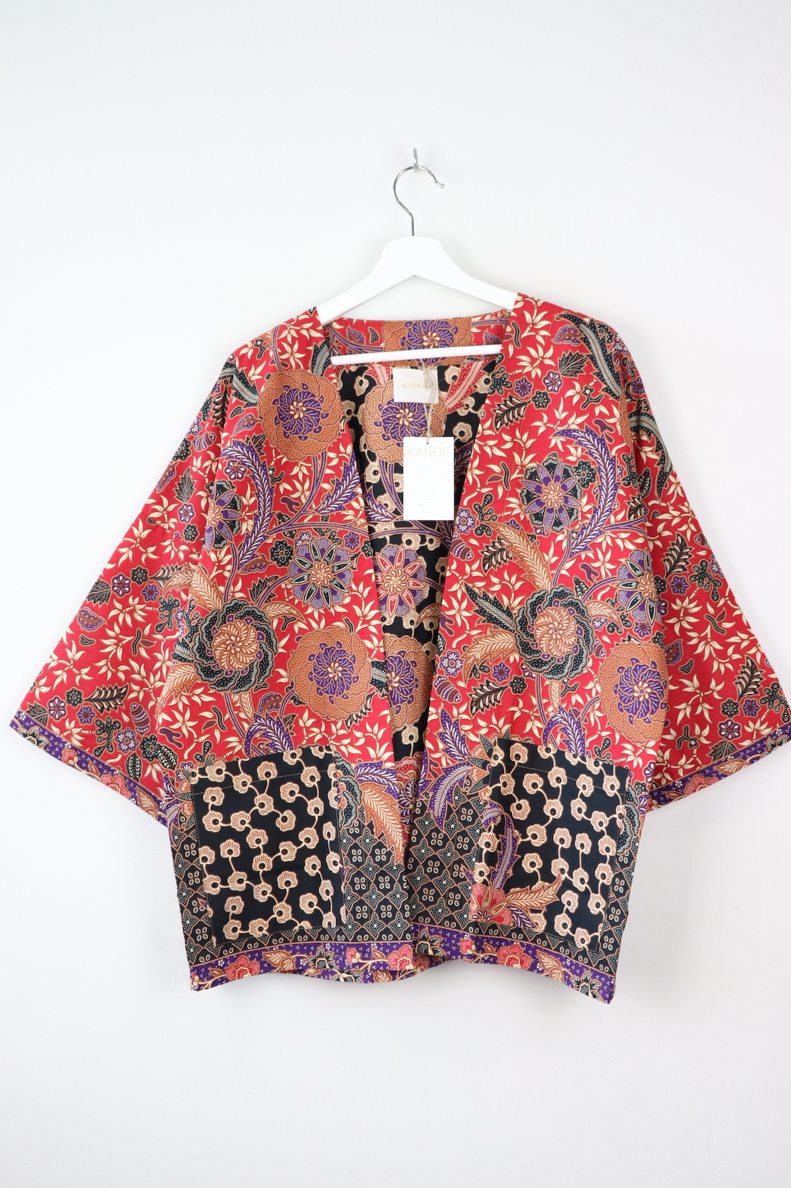 Batik Kimono Basic - Cayenne