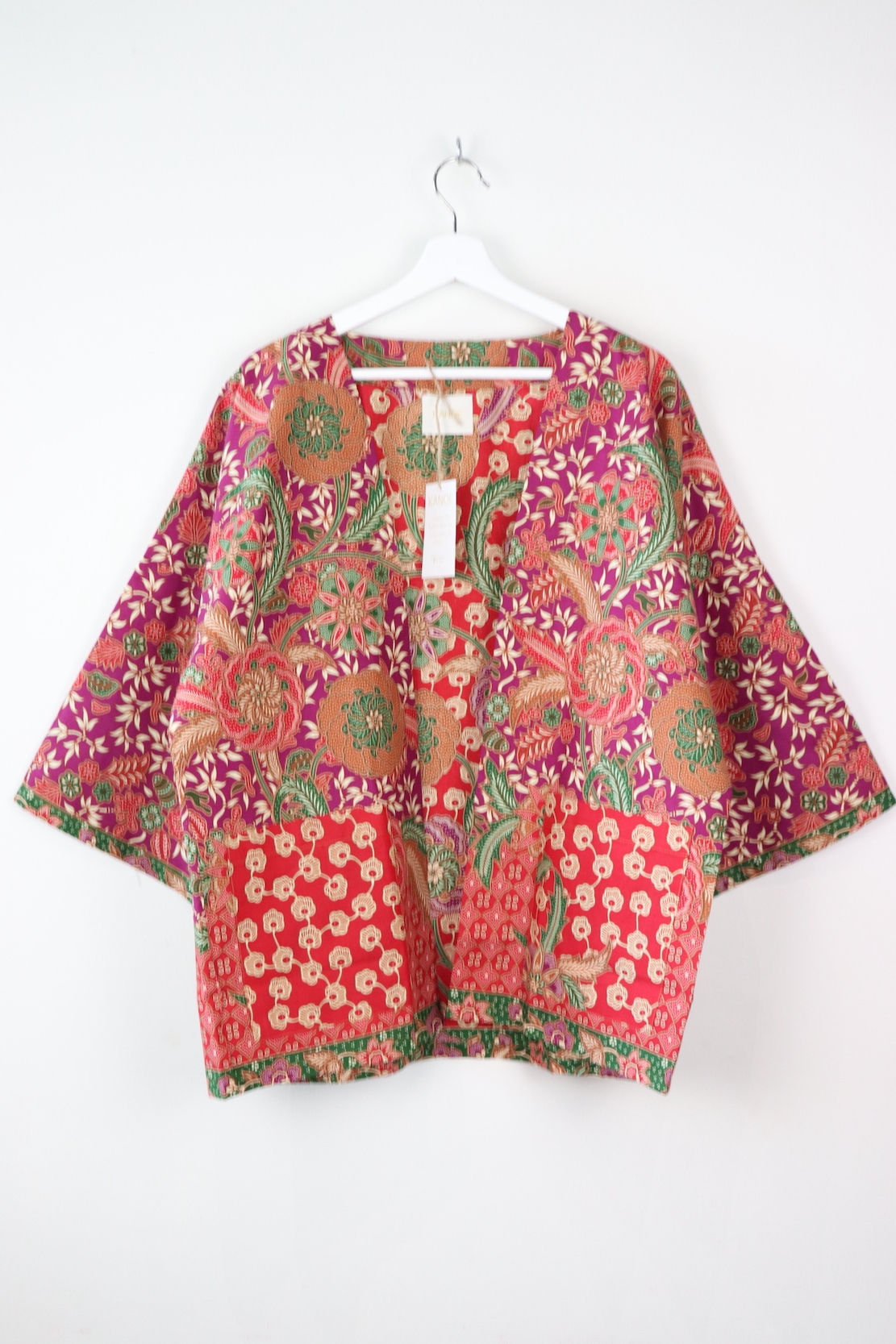 Batik Kimono Basic - Beet