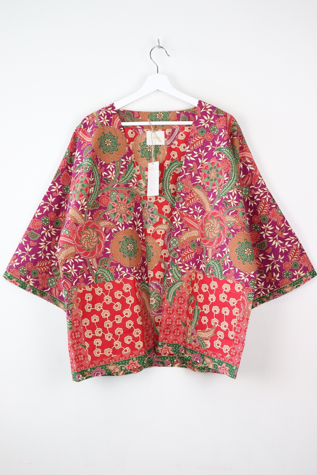 Batik Kimono Basic - Beet