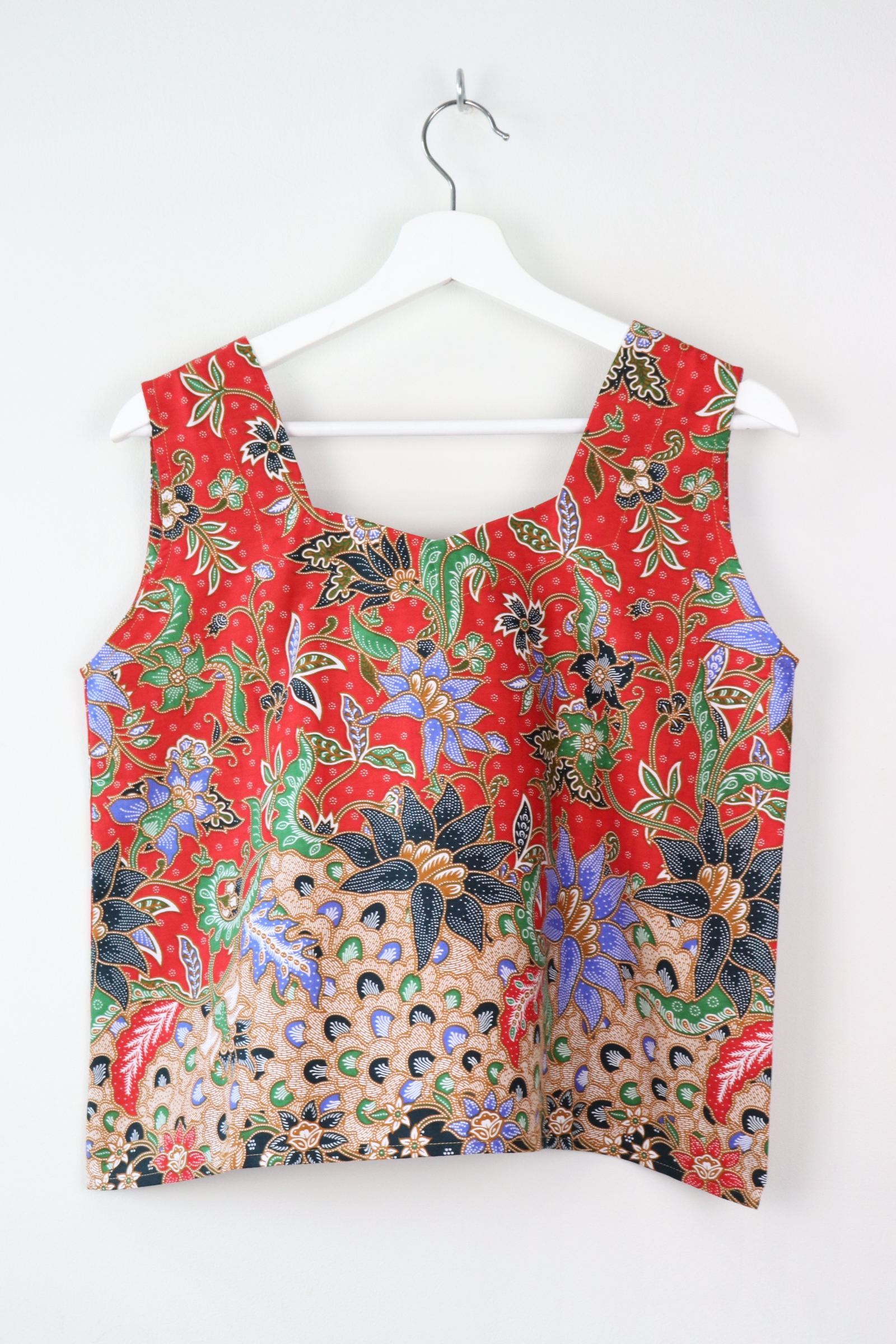 Sweetheart Batik Top - Love Flames (S-M)
