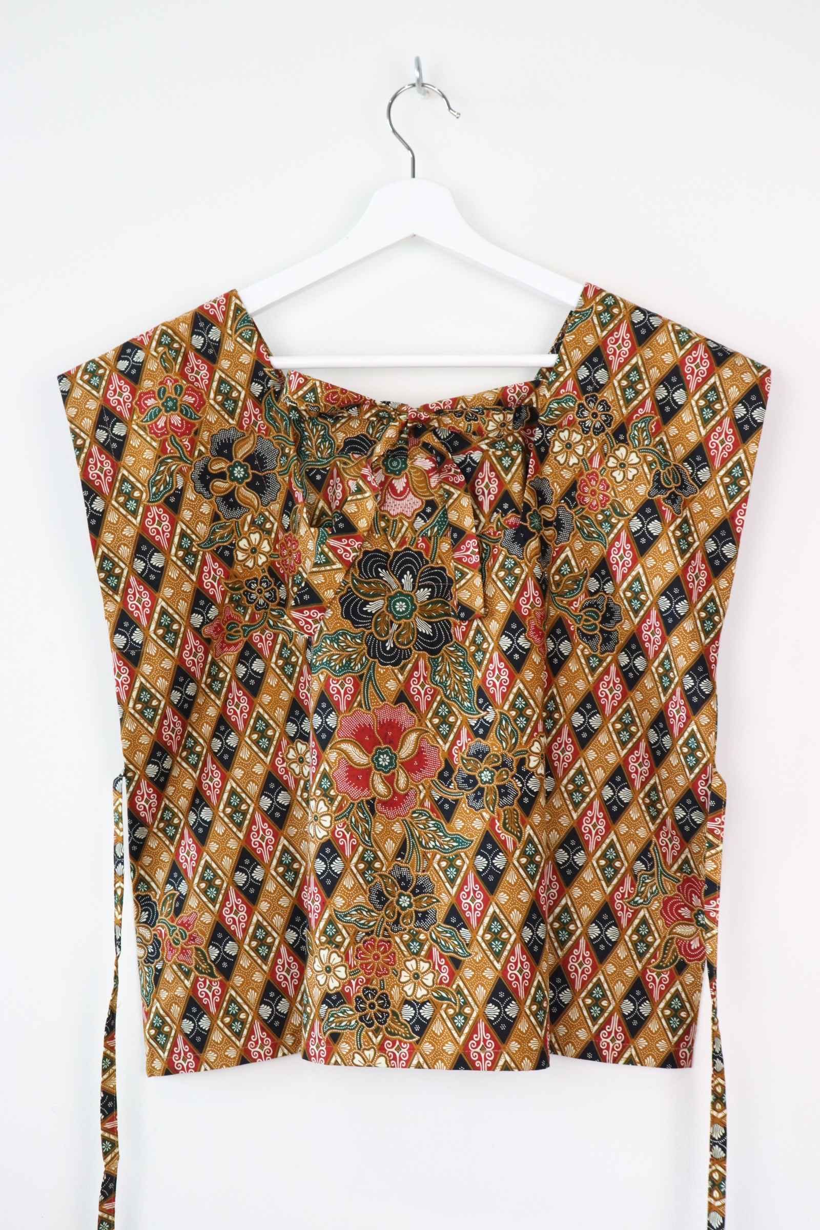 BrunchDate Boxy Batik Top - Nyonya Tiles (Black)