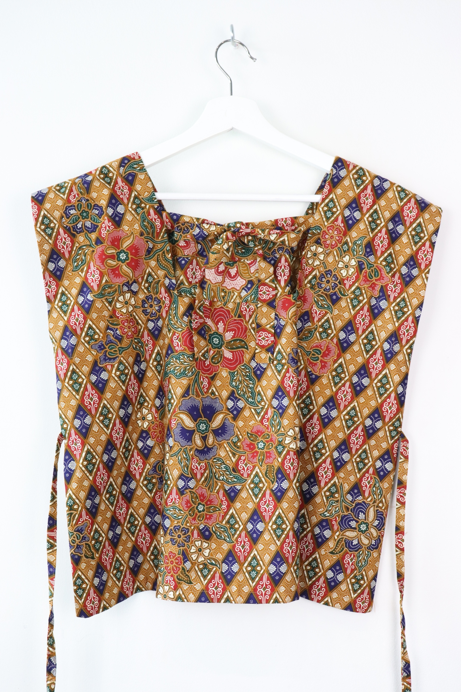 BrunchDate Boxy Batik Top -  Nyonya Tiles (Blue)