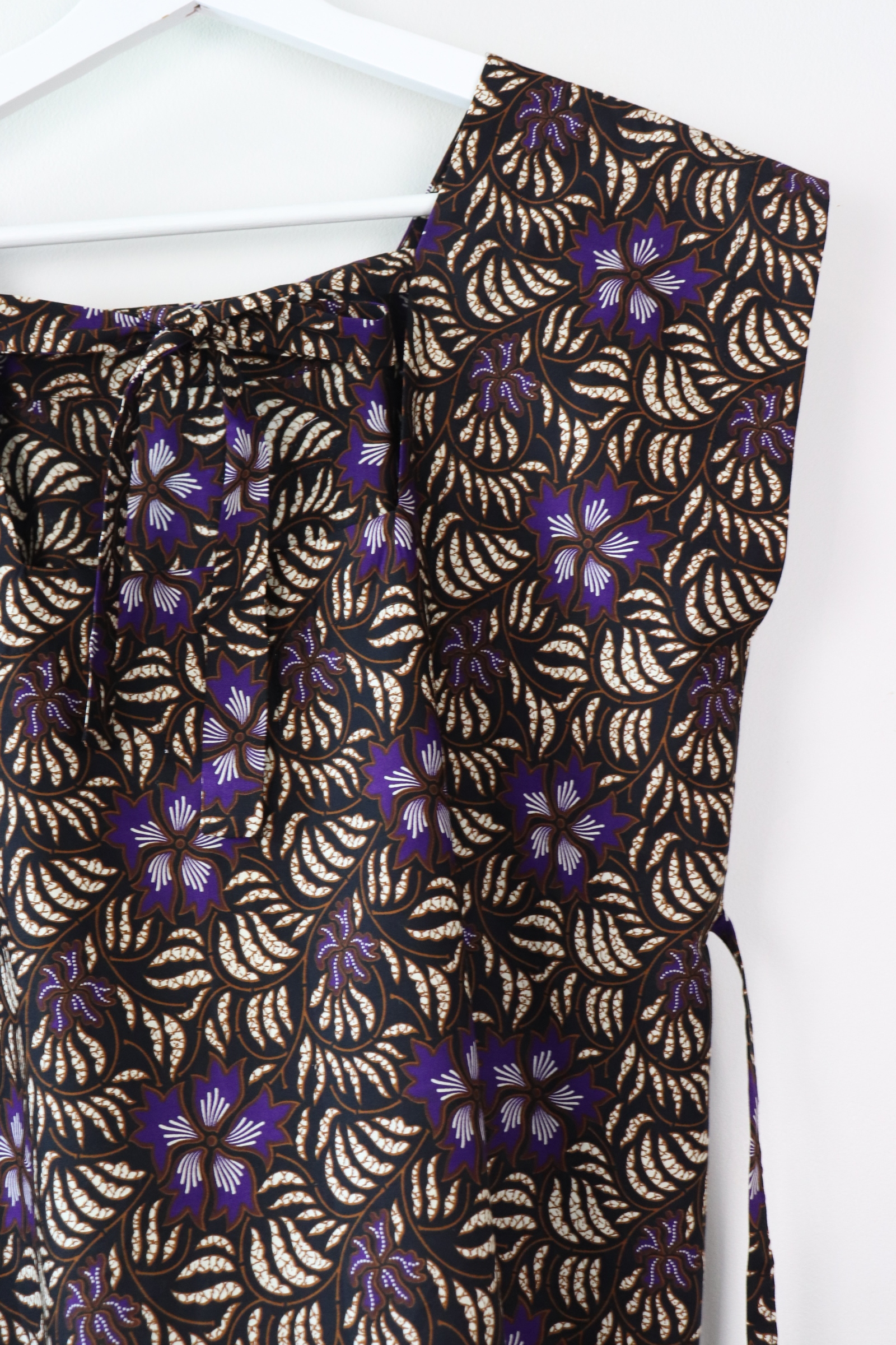 BrunchDate Boxy Batik Top - Morning Glory (Purple)