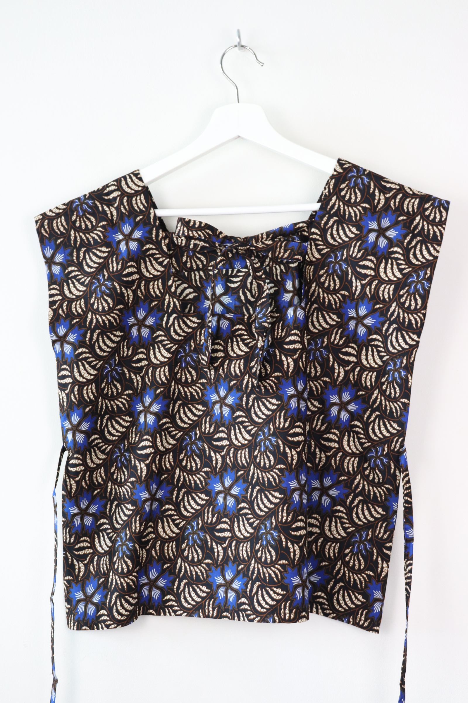 BrunchDate Boxy Batik Top - Morning Glory (Blue)