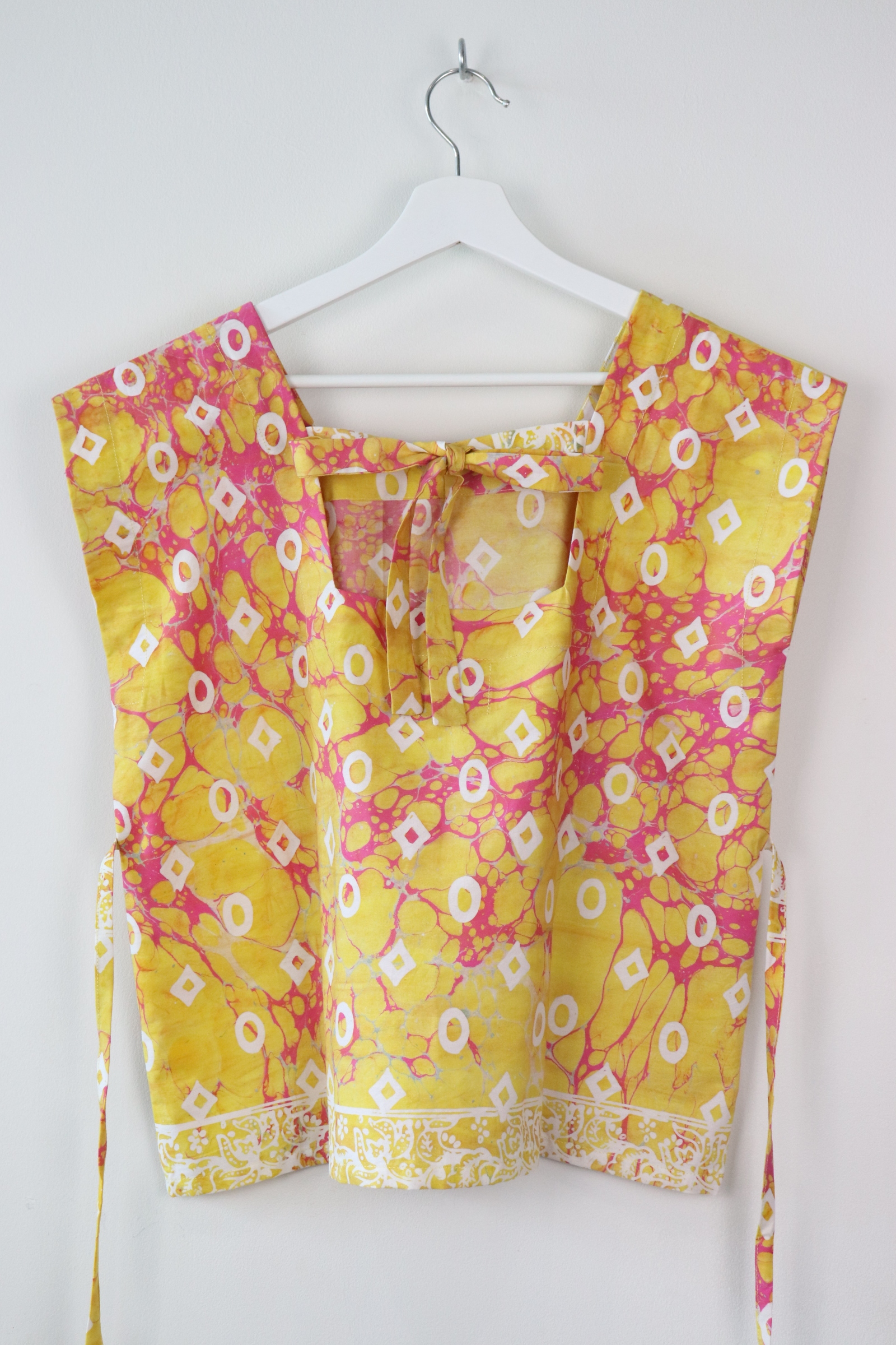 BrunchDate Boxy Batik Top - LemonFizz ( Batik Terap )