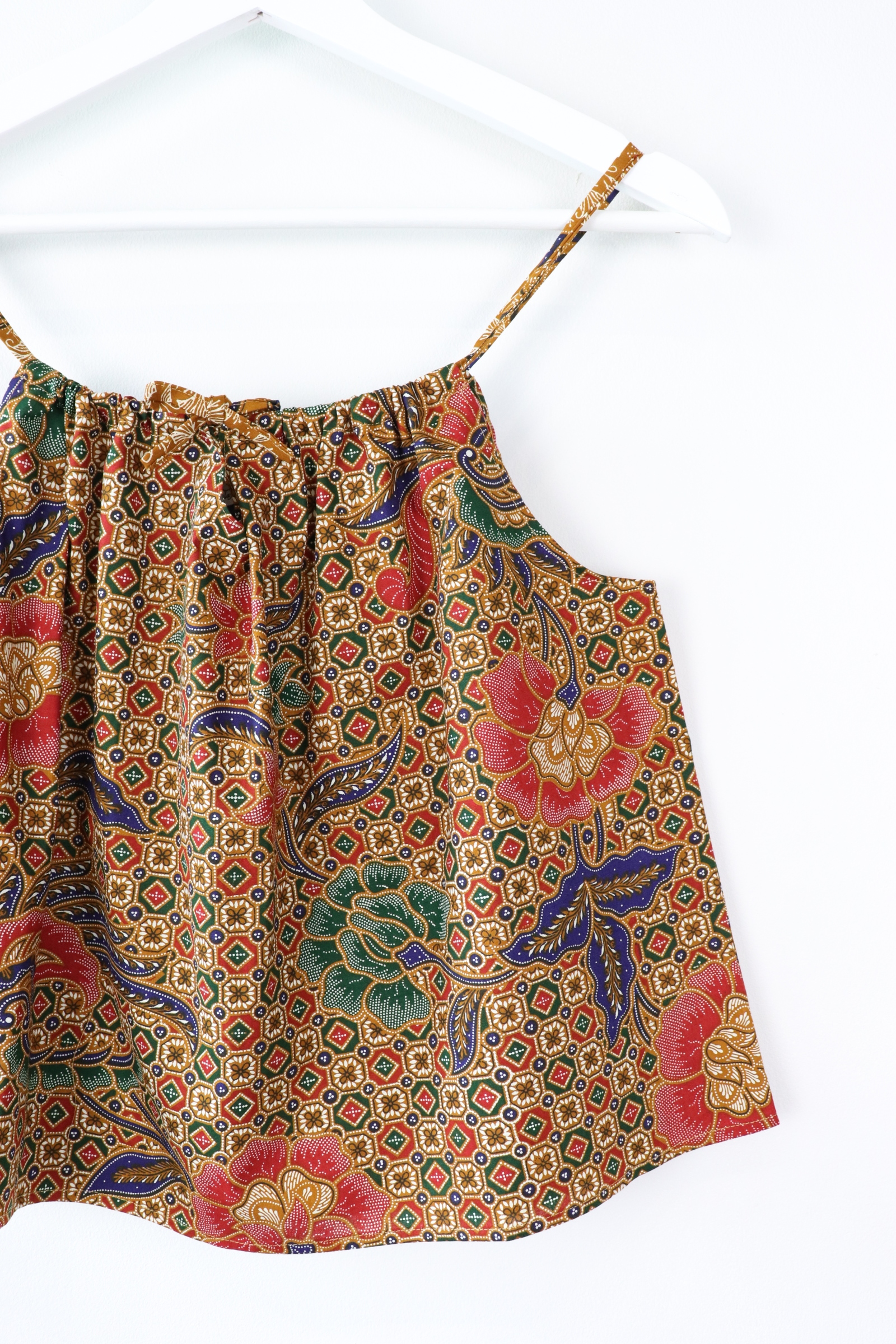 Getaway Batik Top - Pangkor ( Dark Blue )