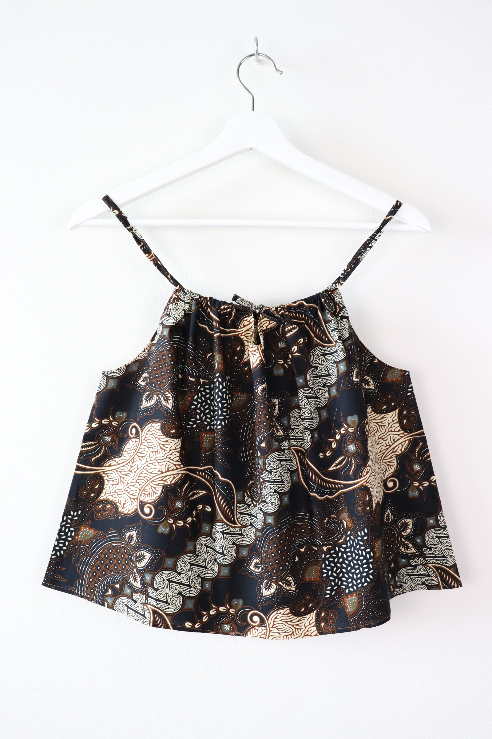 Getaway Batik Top - Perhentian ( Black )