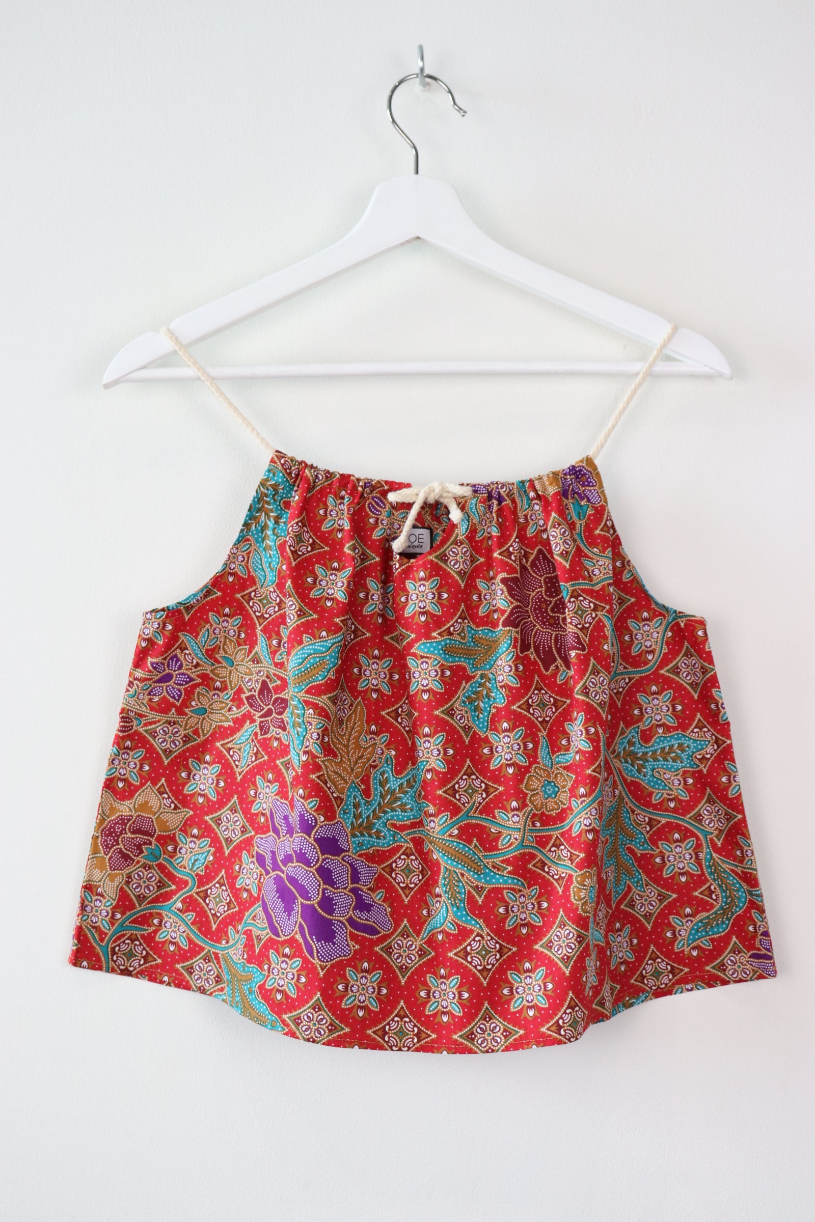 Getaway Batik Top - Ceychelles (Red)