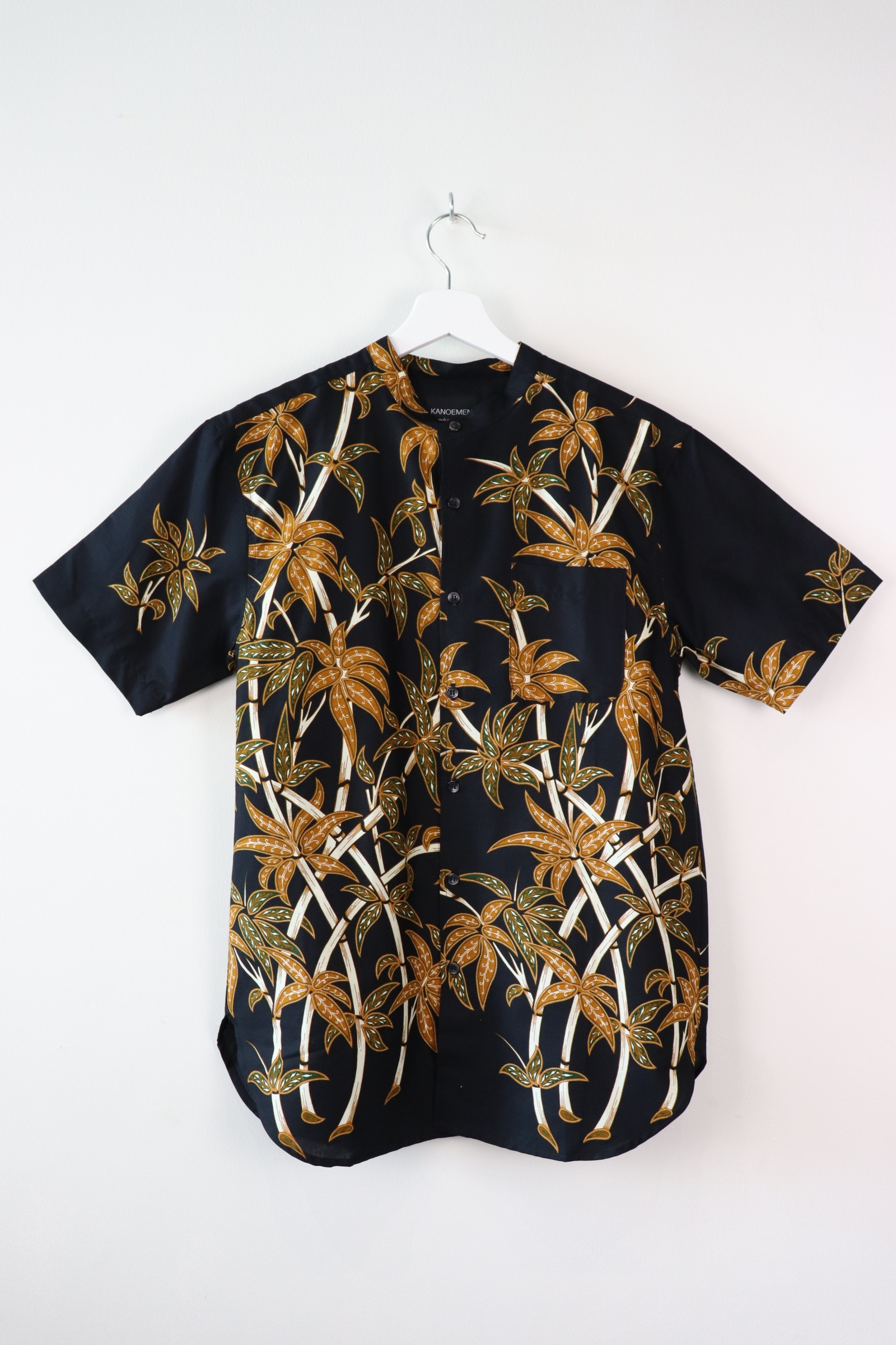 KANOEMEN Stand Collar Batik Shirt - Walker (M)