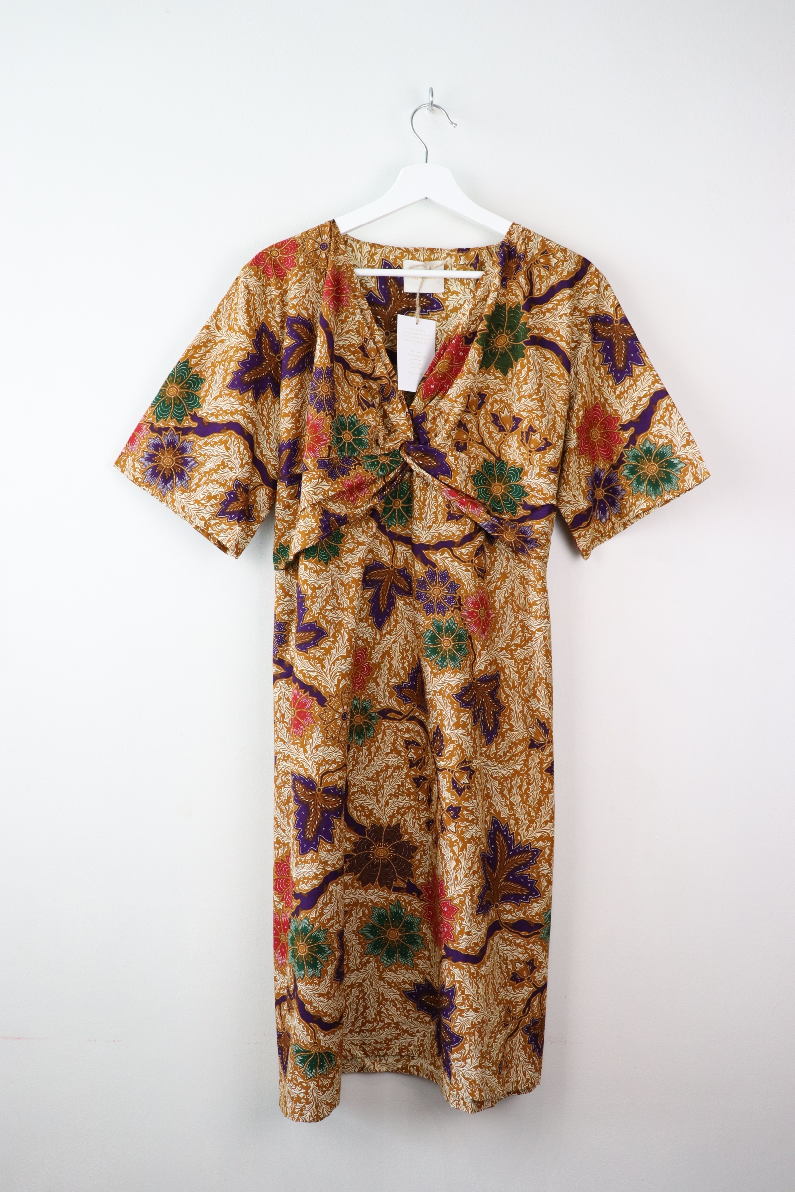Twisted Front Dress - Autumn (Purple)