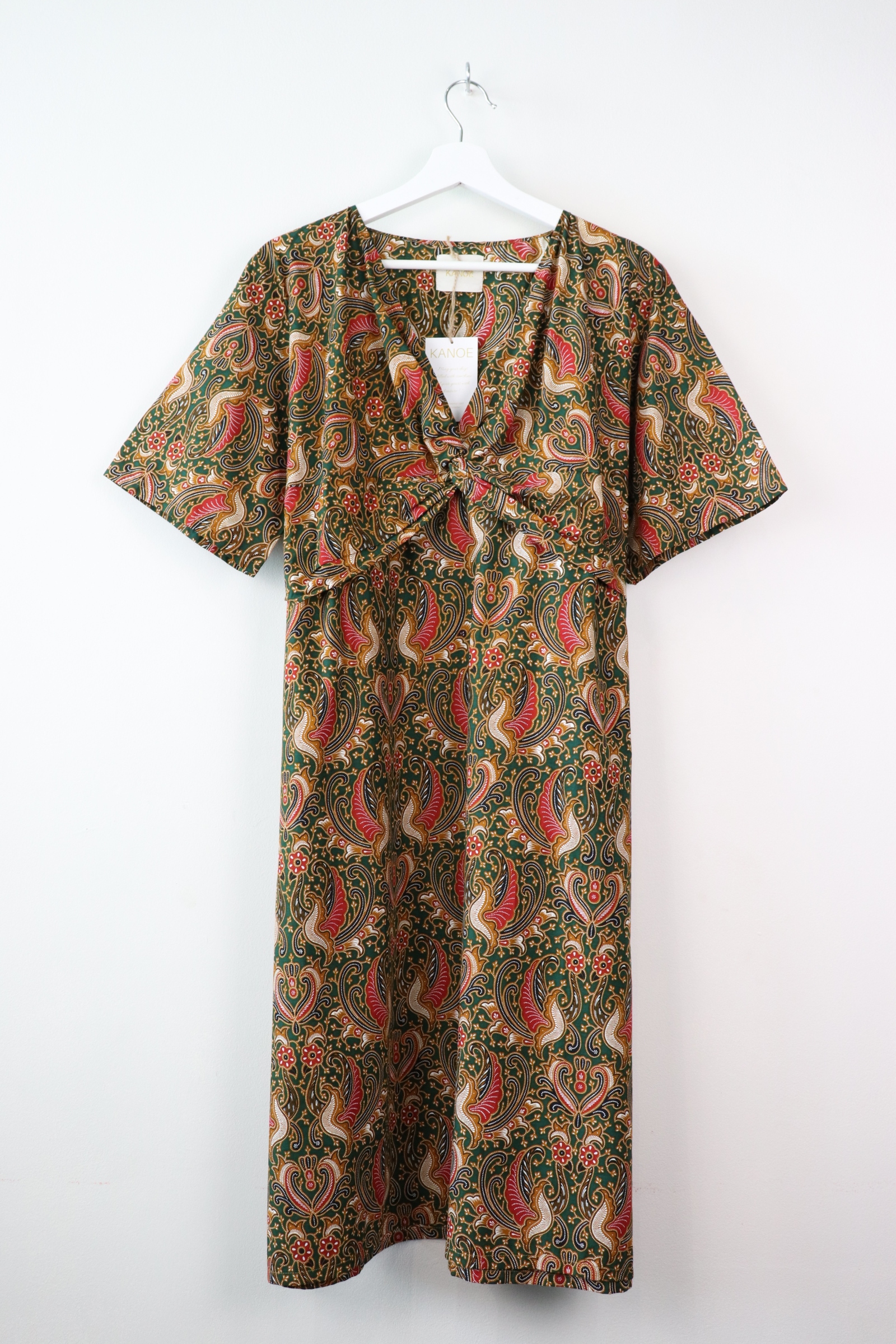Twisted Front Dress - Aini (Green)