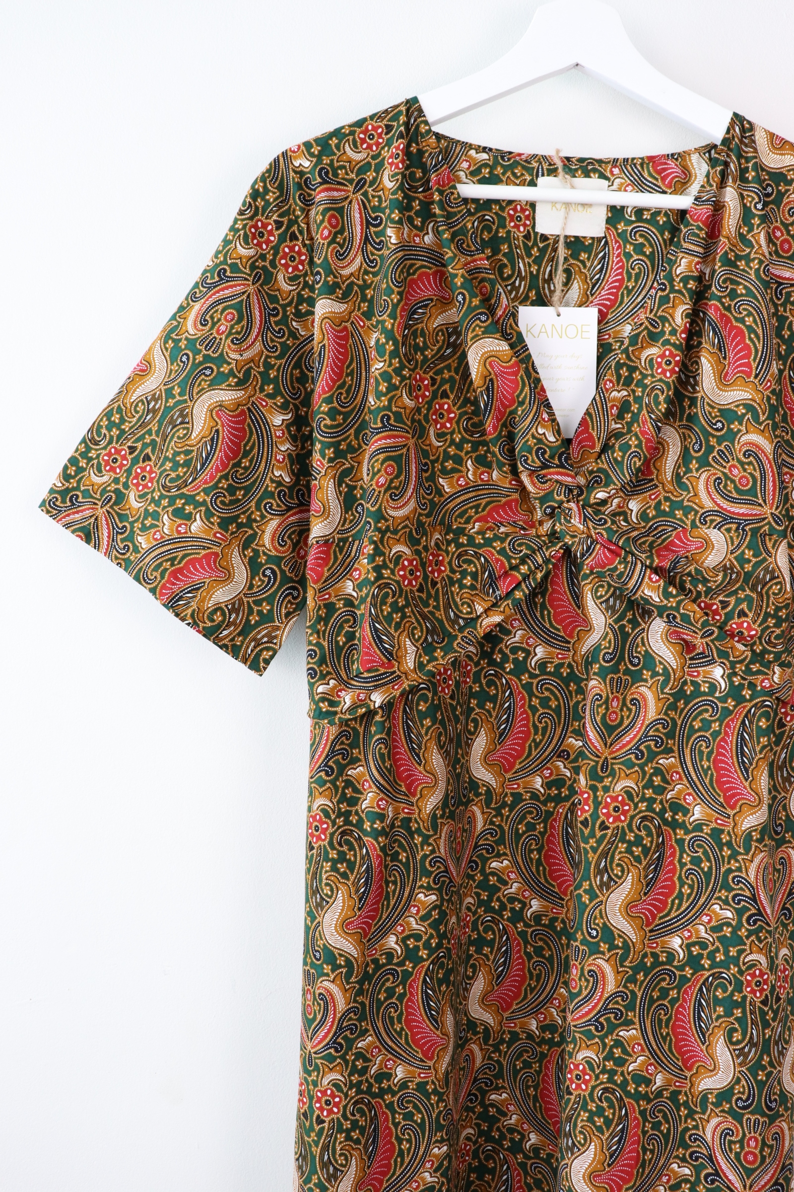 Twisted Front Dress - Aini (Green)