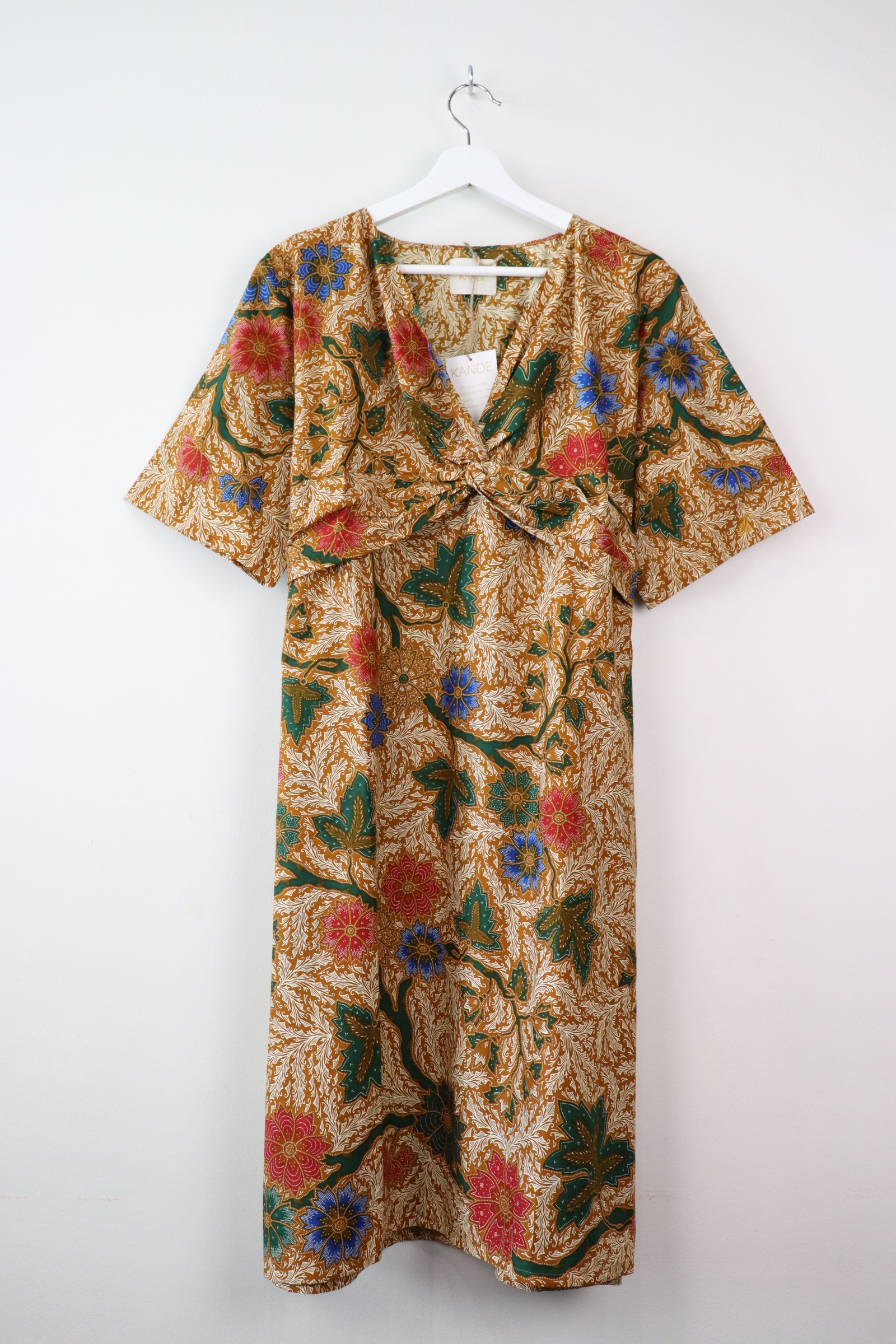 Twisted Front Dress - Autumn (Green)