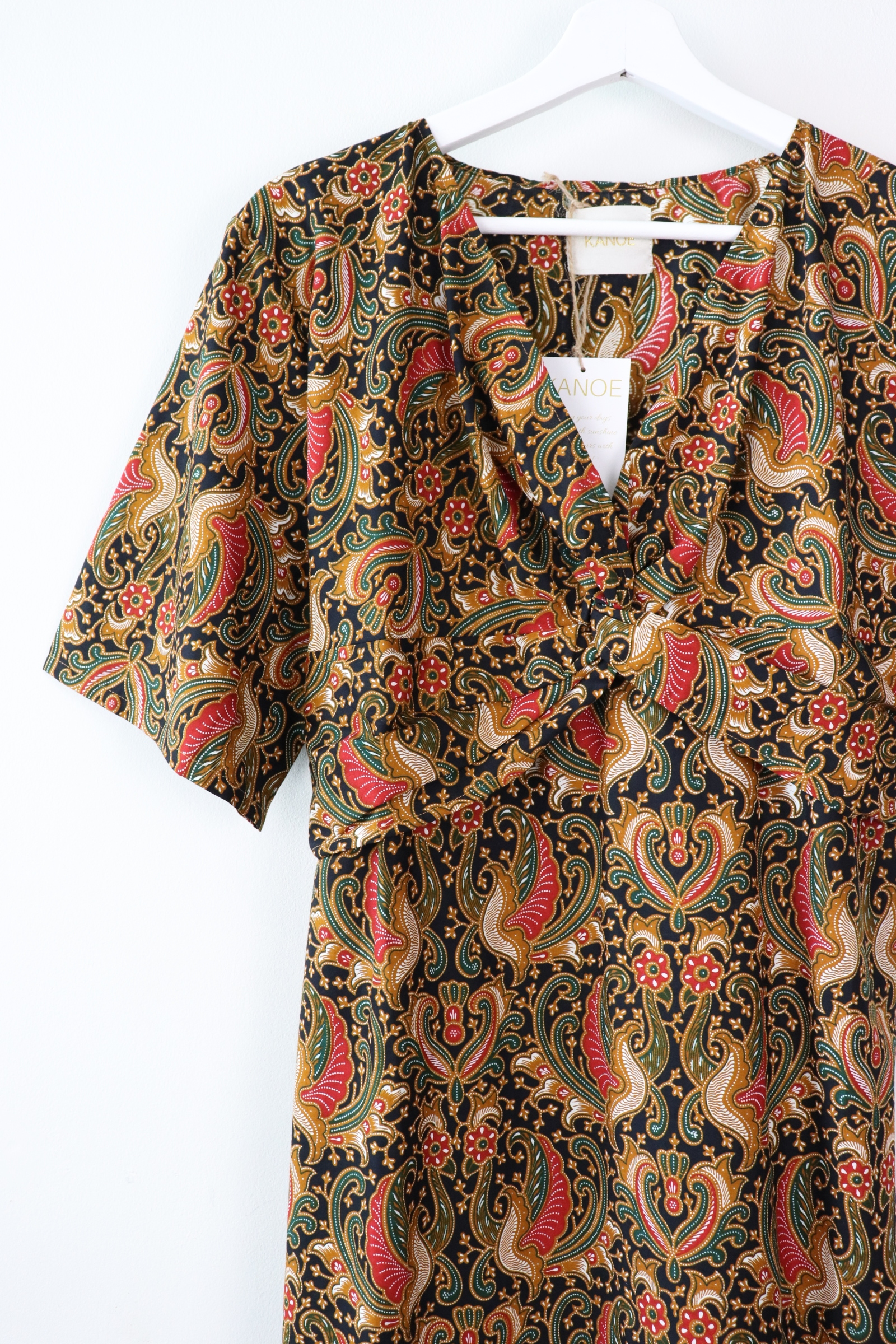 Twisted Front Dress - Aini (Black)