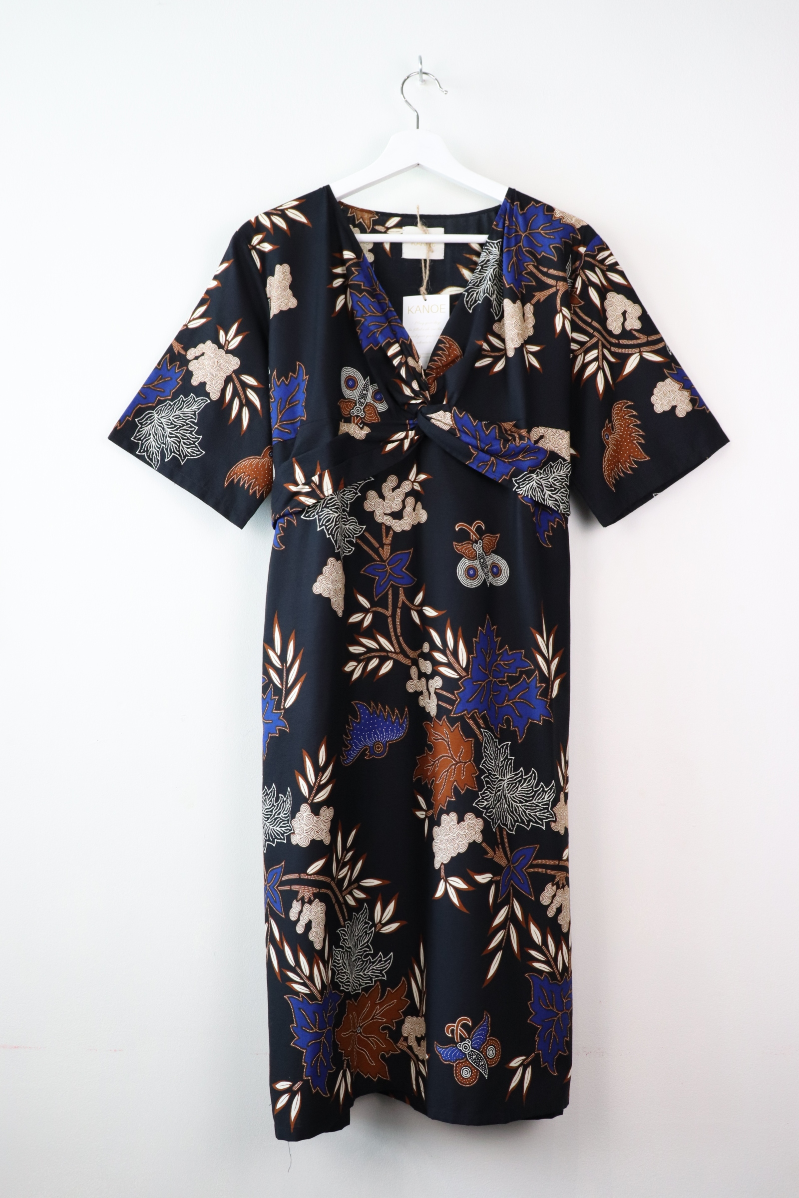 Twisted Front Dress - Rachox (Blue)