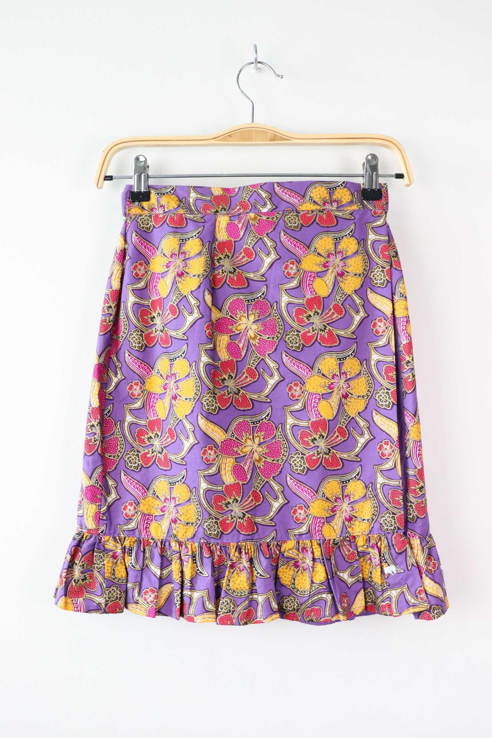 Lil Batik Wrap Skirt - Purple Rain