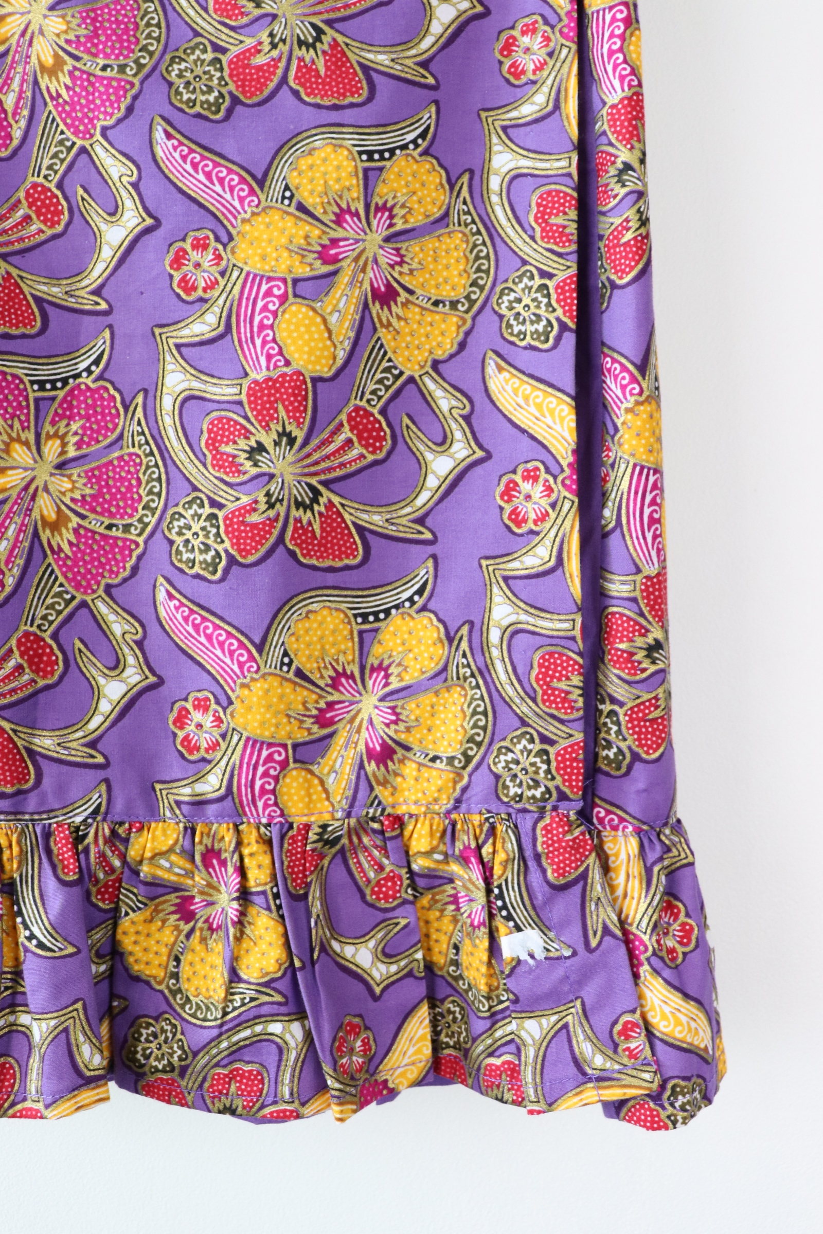 Lil Batik Wrap Skirt - Purple Rain