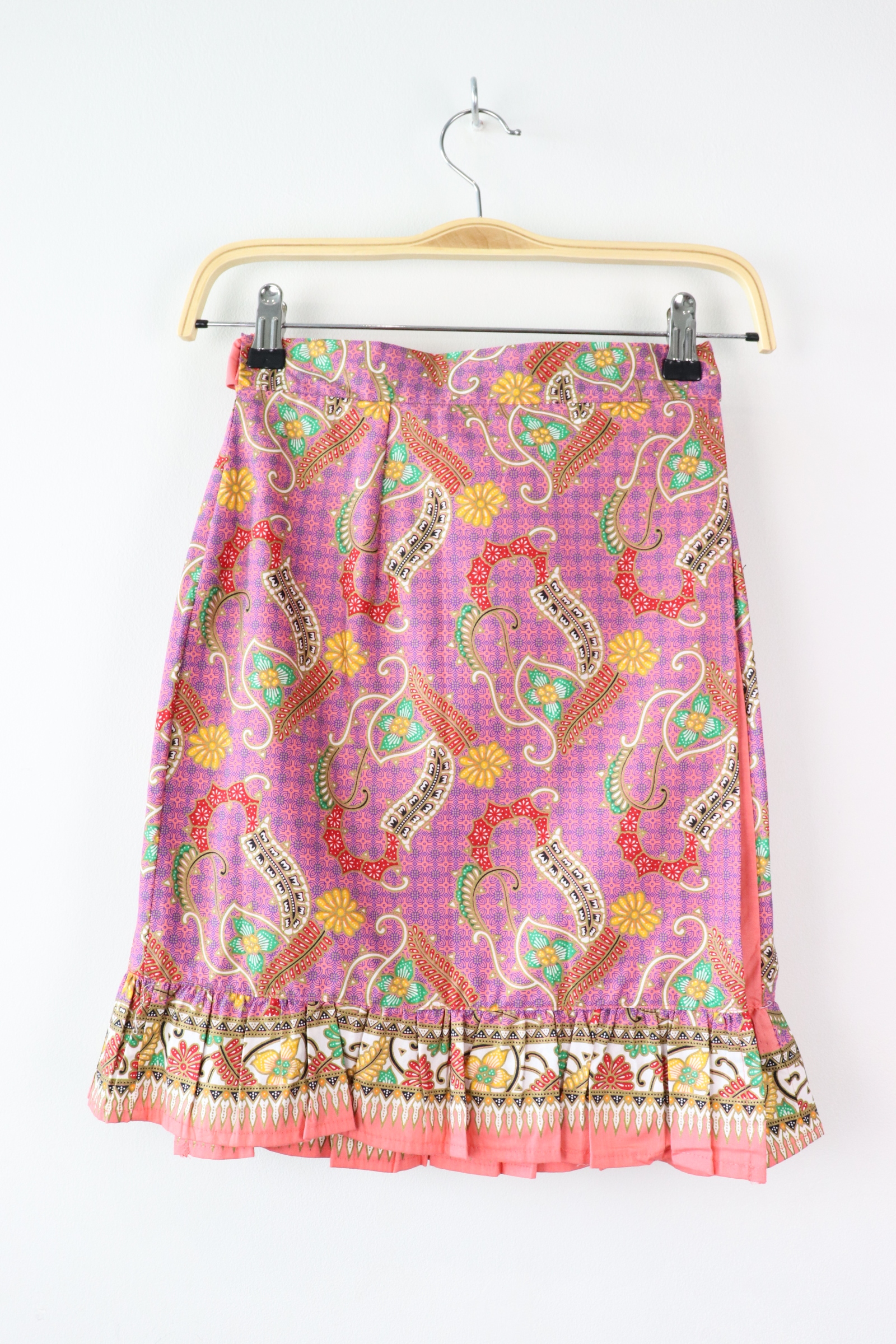 Lil Batik Wrap Skirt - Pink Lemonade