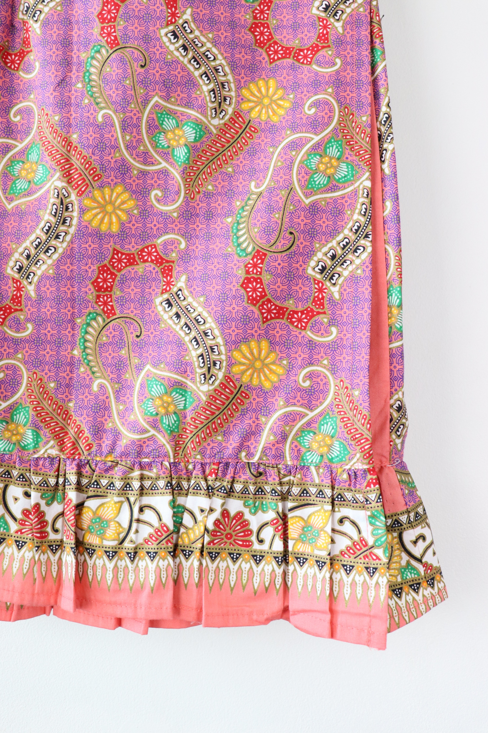Lil Batik Wrap Skirt - Pink Lemonade