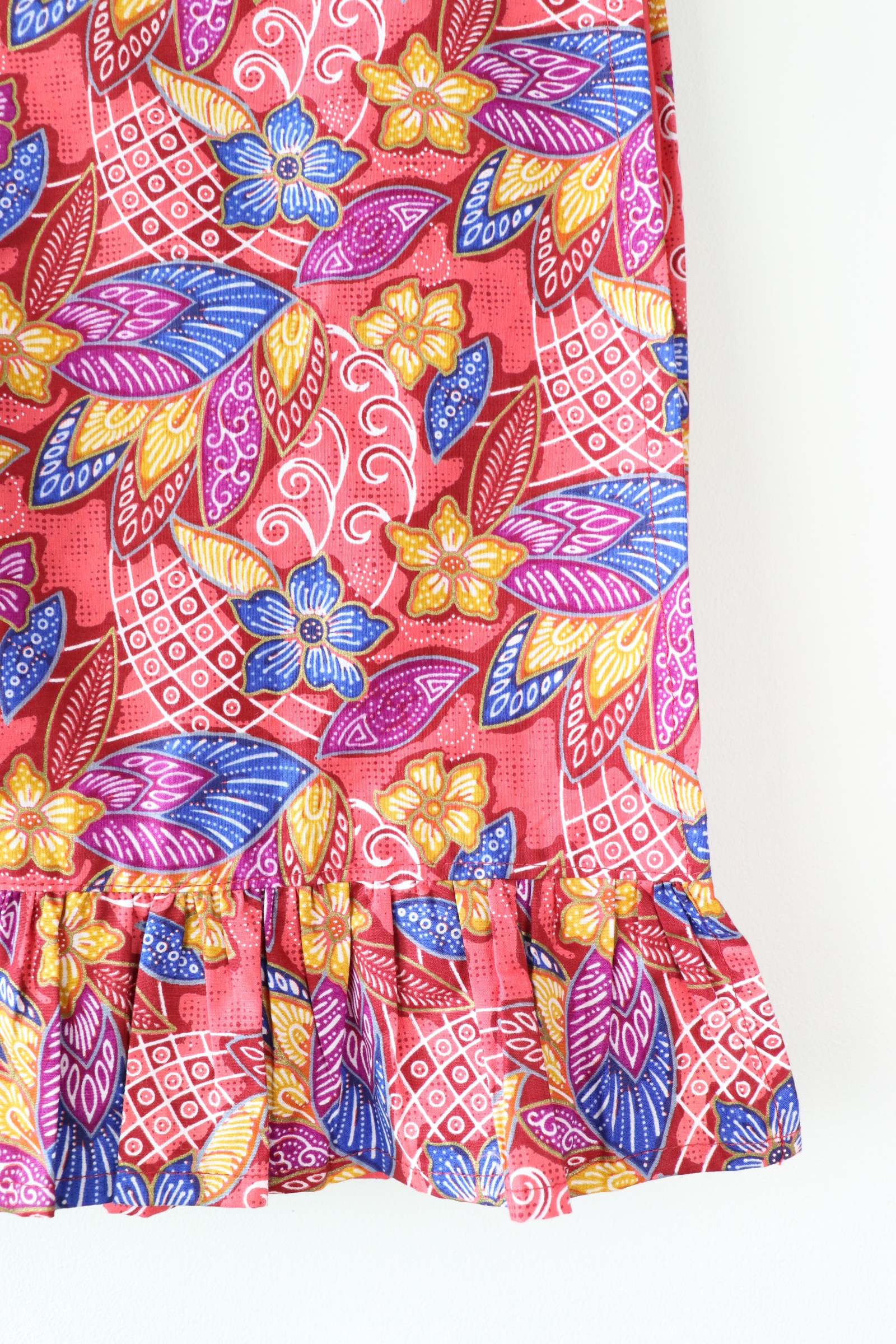 Lil Batik Wrap Skirt - Pink Soda