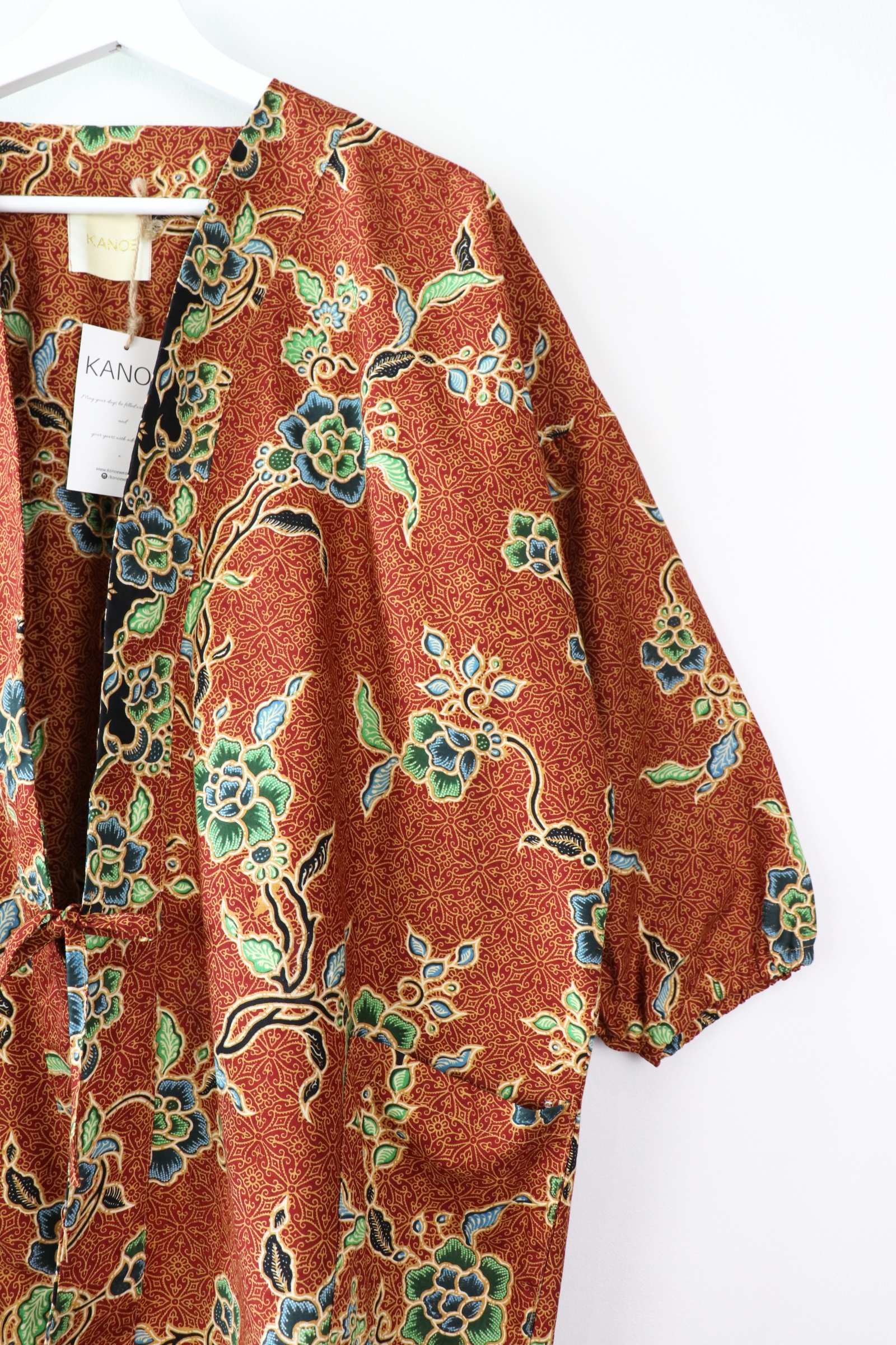 Batik Kimono Signature - Terra-Cotta
