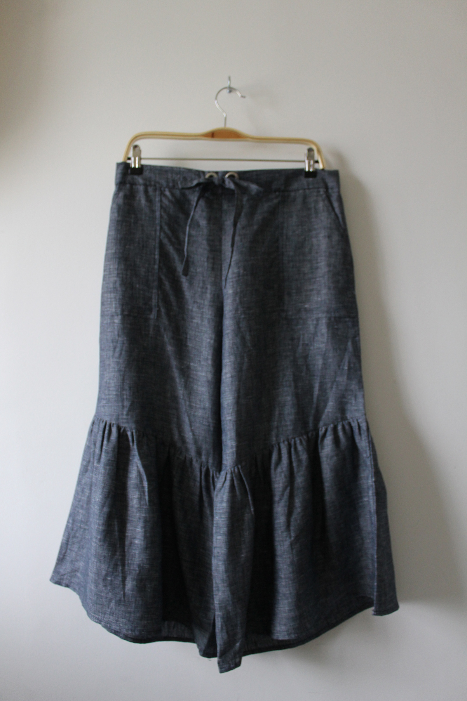 Linen Frou Pants - Denim