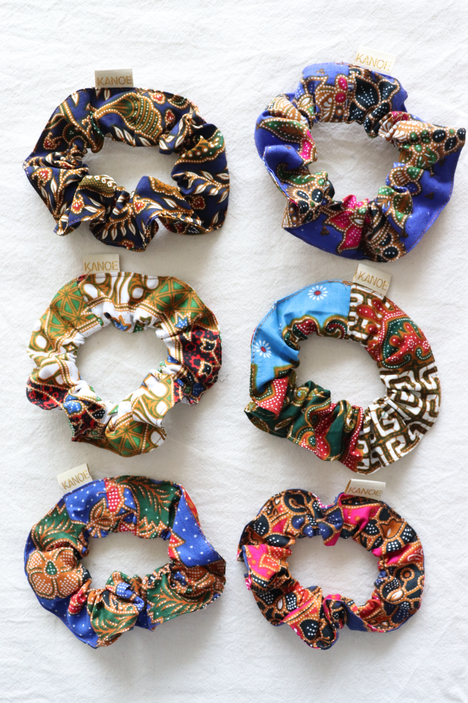 Batik Scrunchies [Set of 6] - Jelly