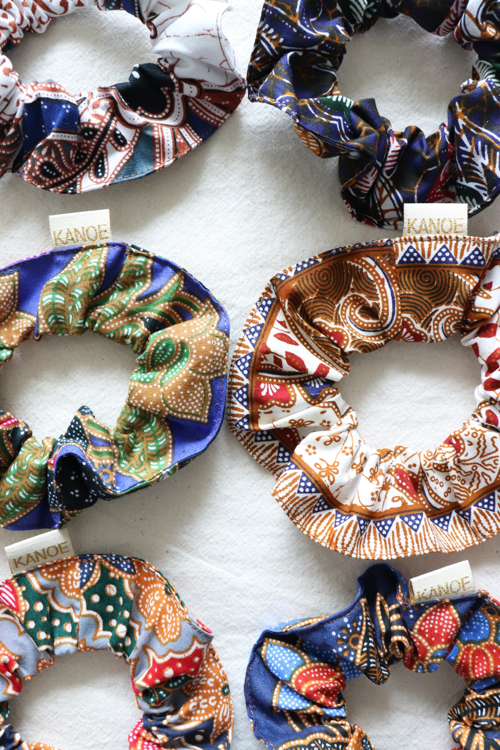 Batik Scrunchies [Set of 6] - Oreos