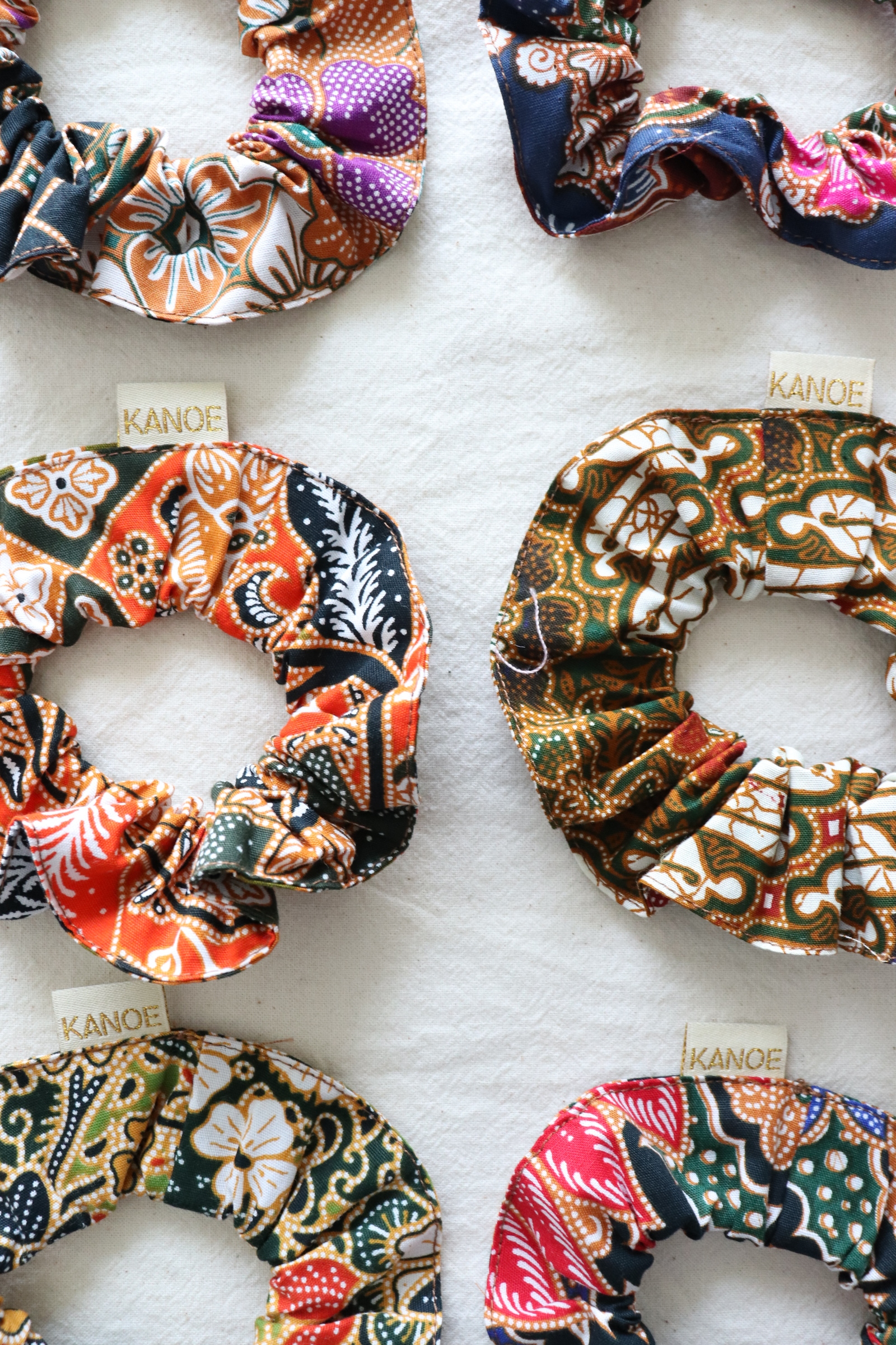 Batik Scrunchies [Set of 6] - Alcapone