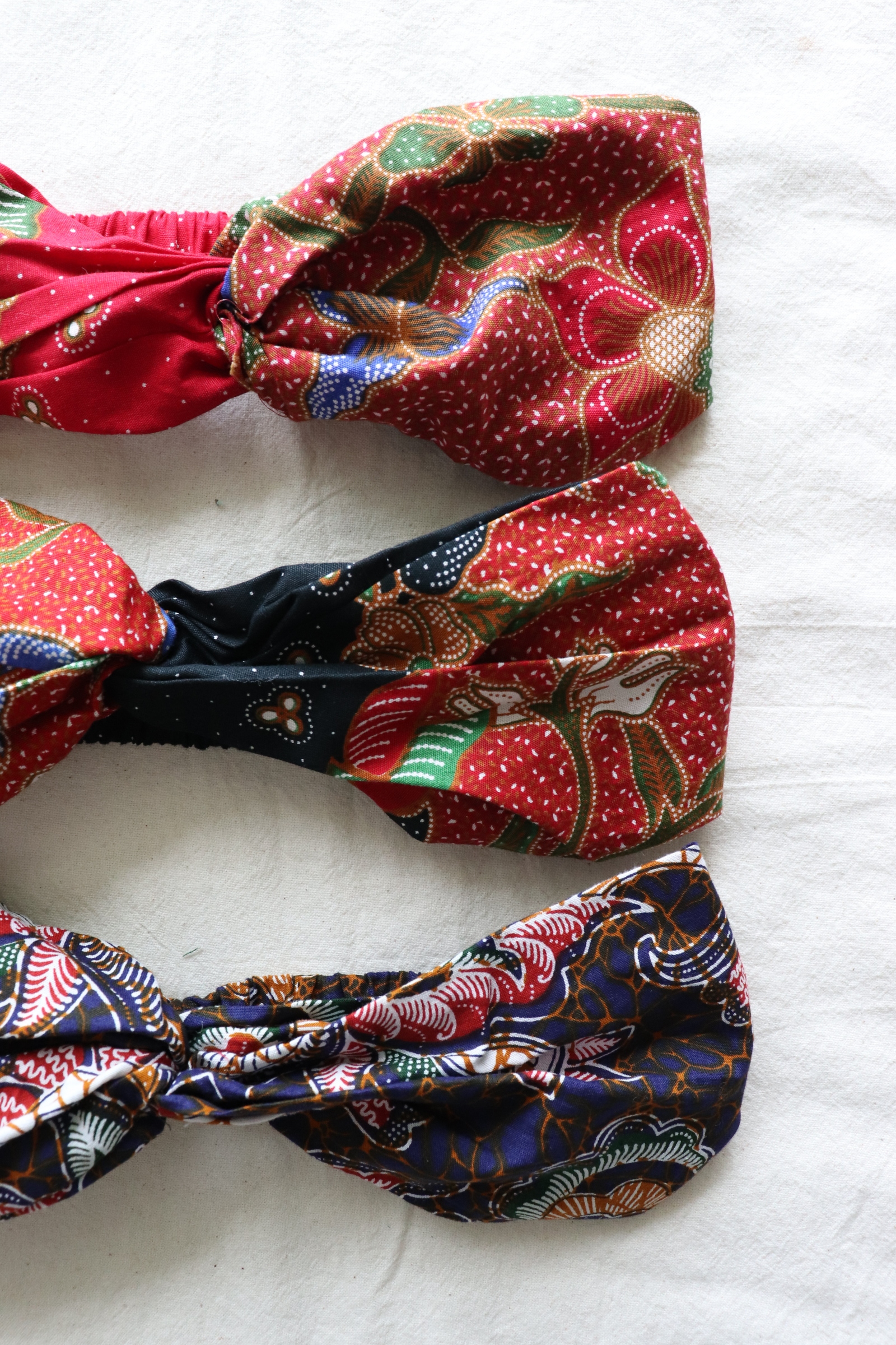 Batik Headbands [Set of 3] - Ais Kacang