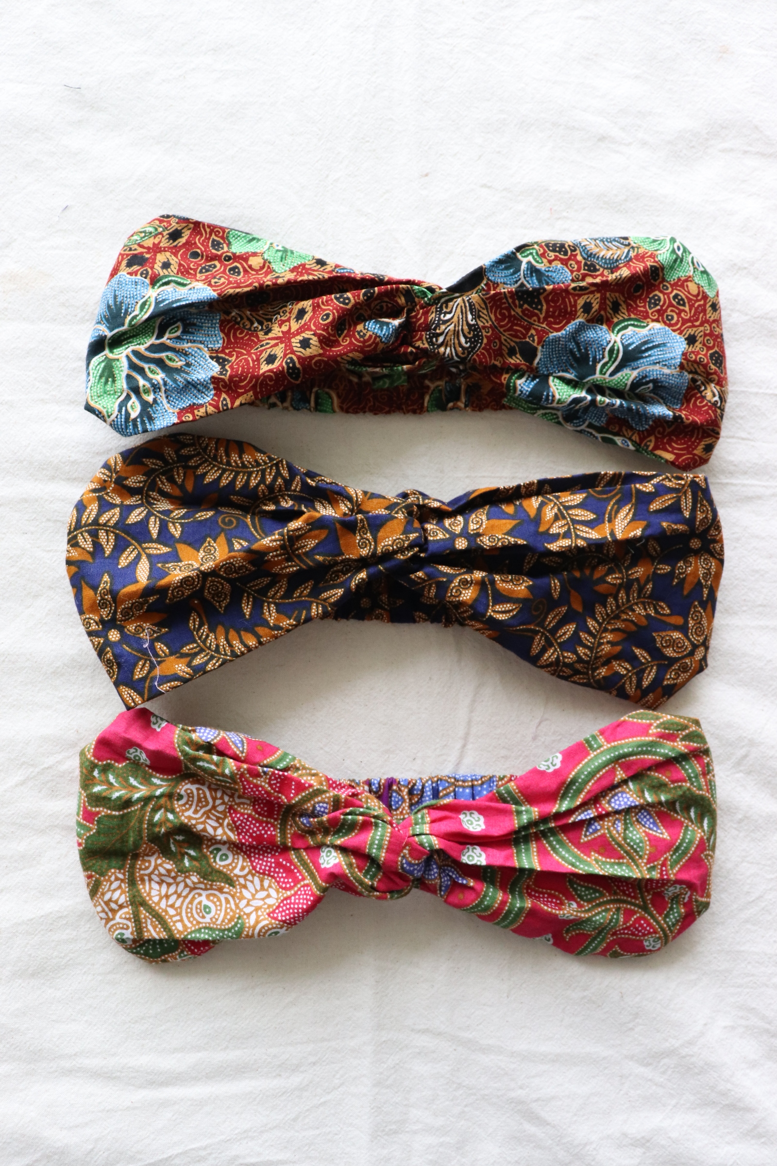Batik Headbands [Set of 3] - Char Kuey Teow