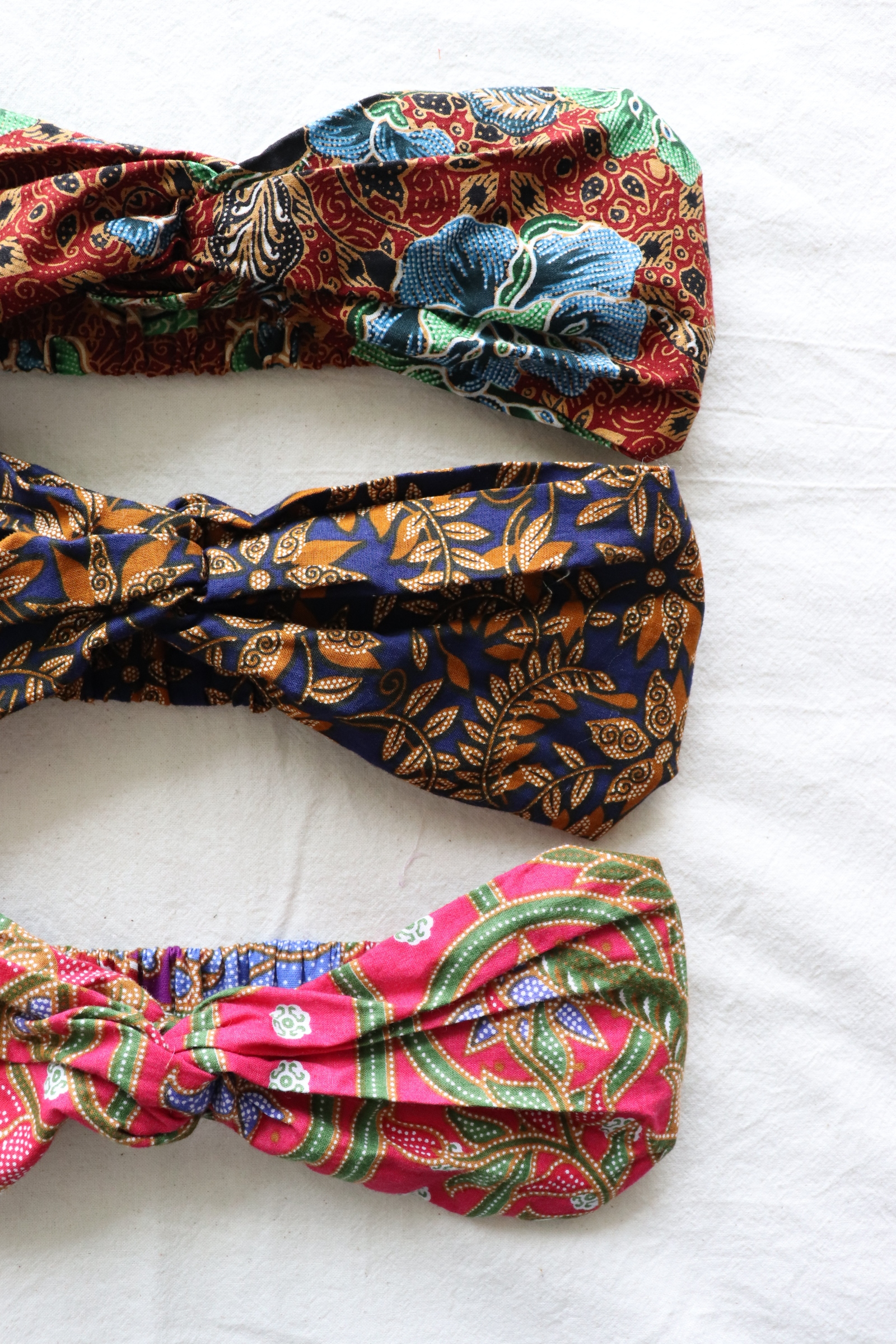 Batik Headbands [Set of 3] - Char Kuey Teow