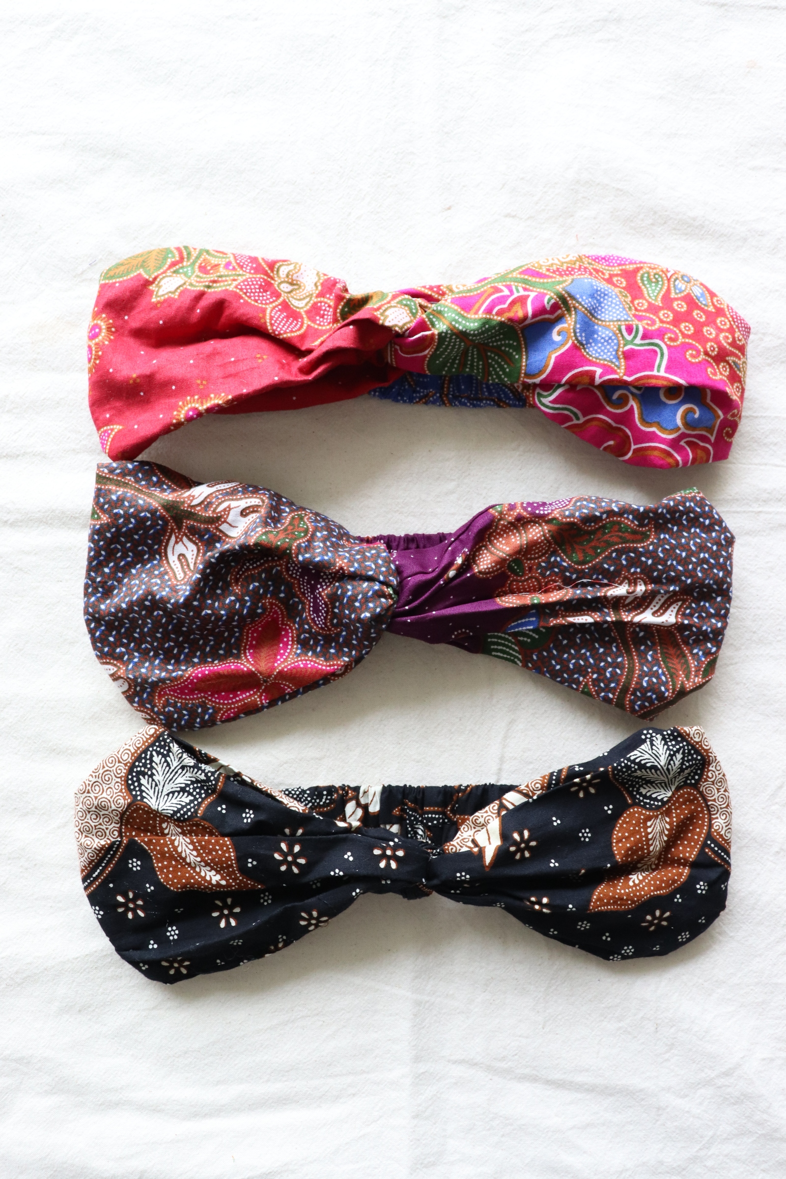 Batik Headbands [Set of 3] - Assam Laksa