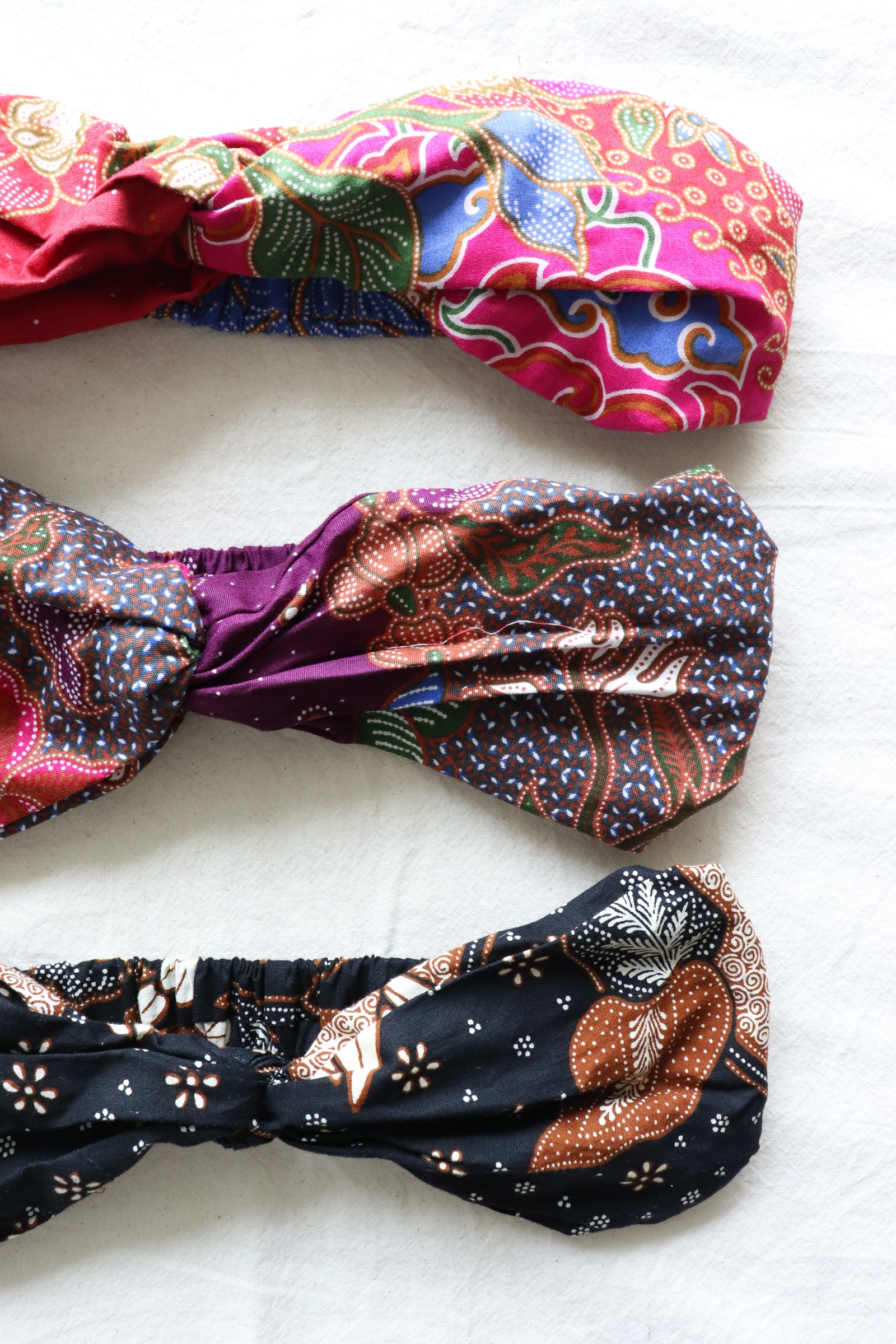 Batik Headbands [Set of 3] - Assam Laksa
