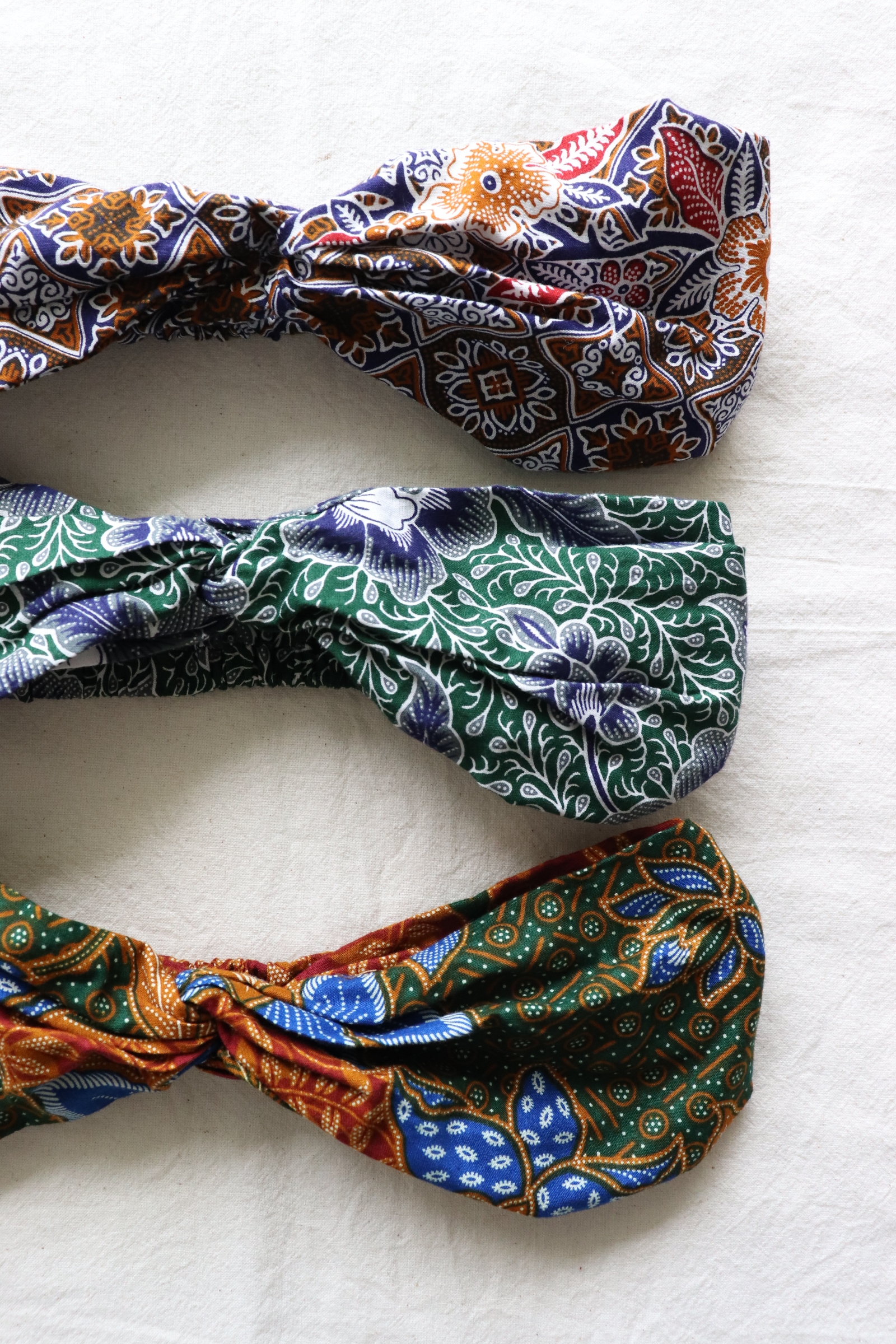 Batik Headbands [Set of 3] - Briyani