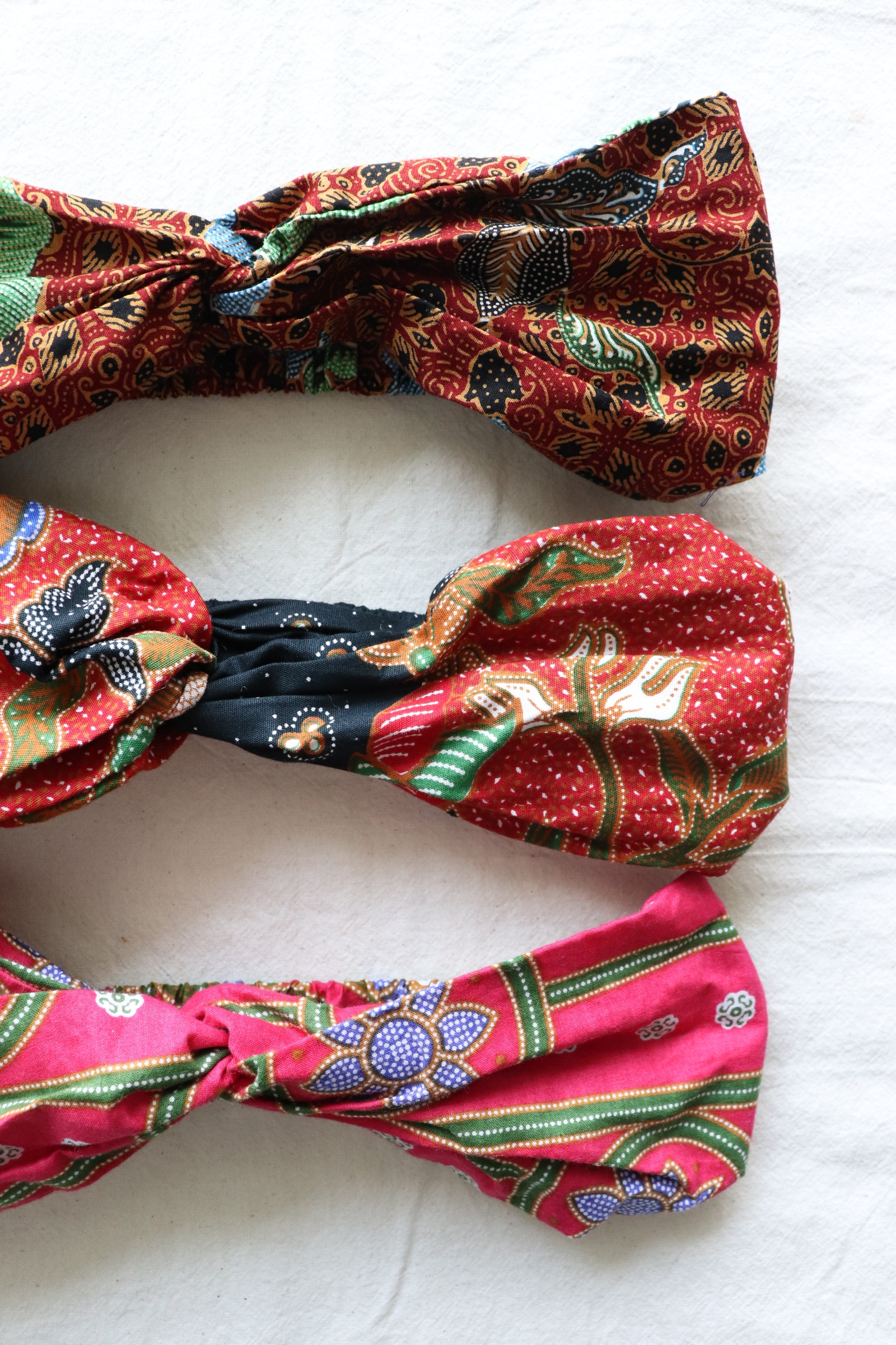 Batik Headbands [Set of 3] - Kuih Bahulu