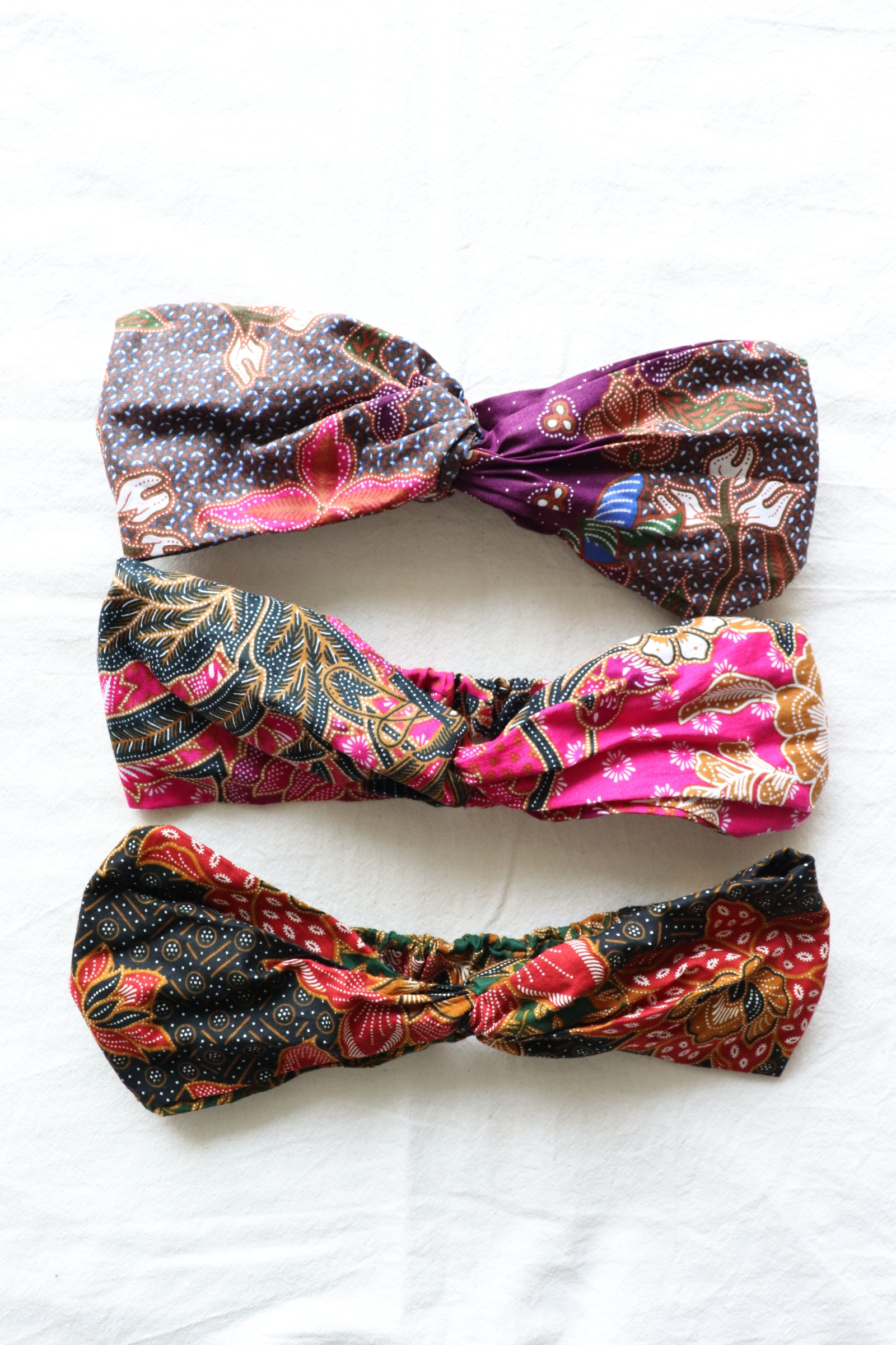 Batik Headbands [Set of 3] - Kuih Lapis