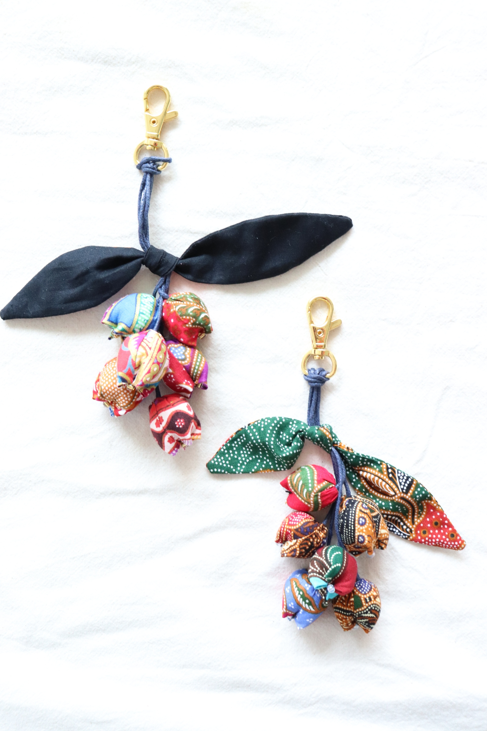 Bougainvillea Batik Keychain [Set of 2] - Alia