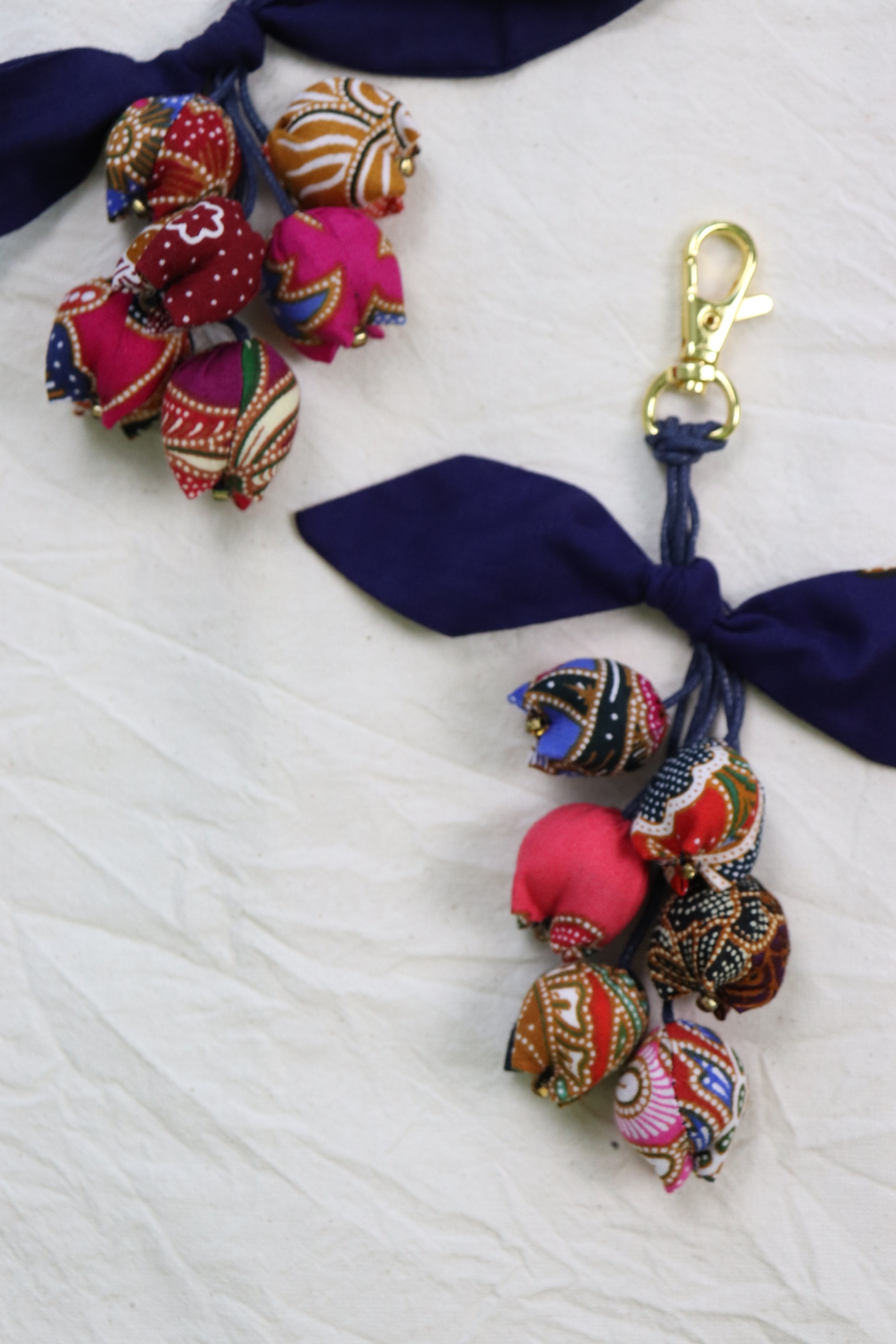 Bougainvillea Batik Keychain [Set of 2] - Normi