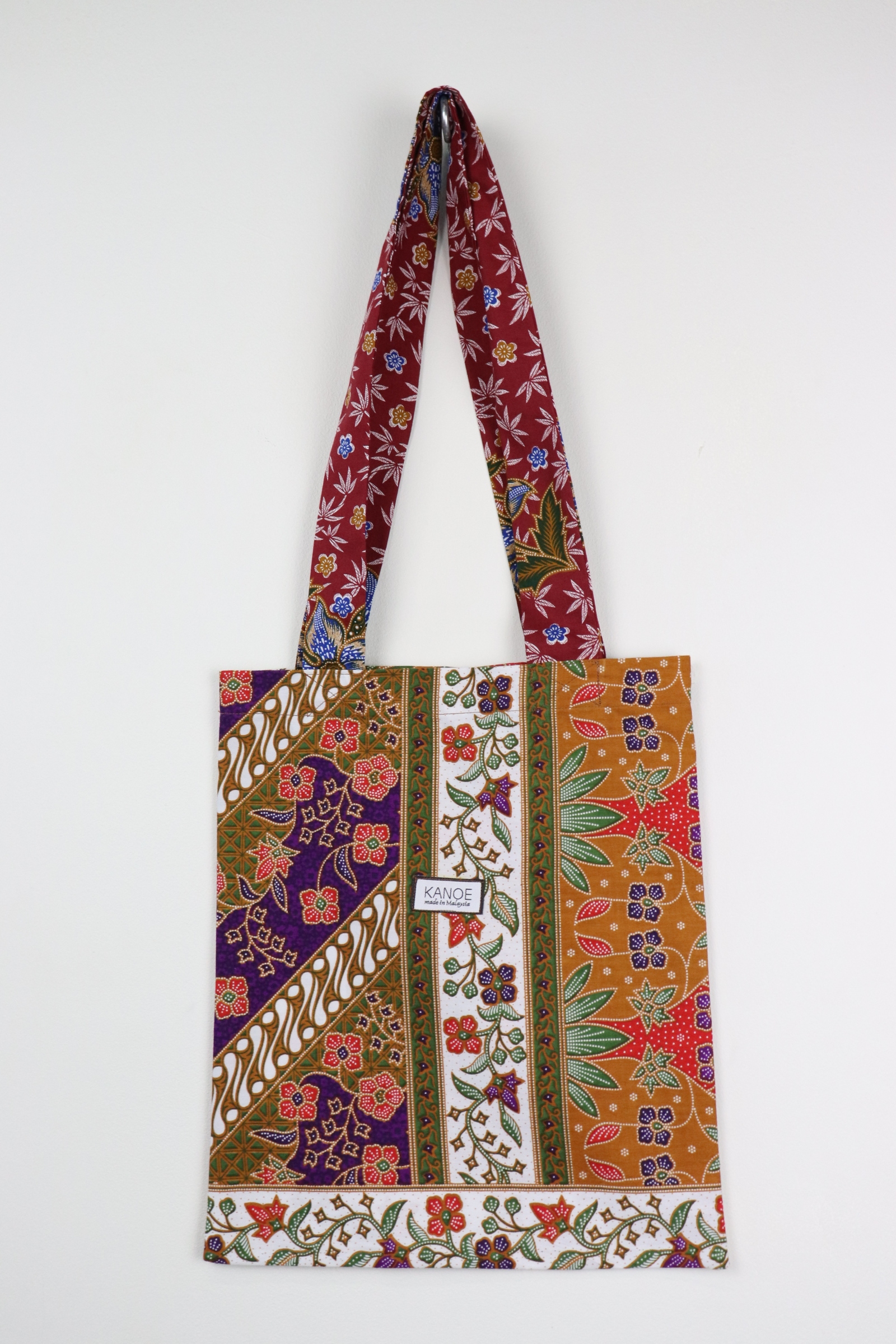 Batik Tote Bag (S) - Checkmate