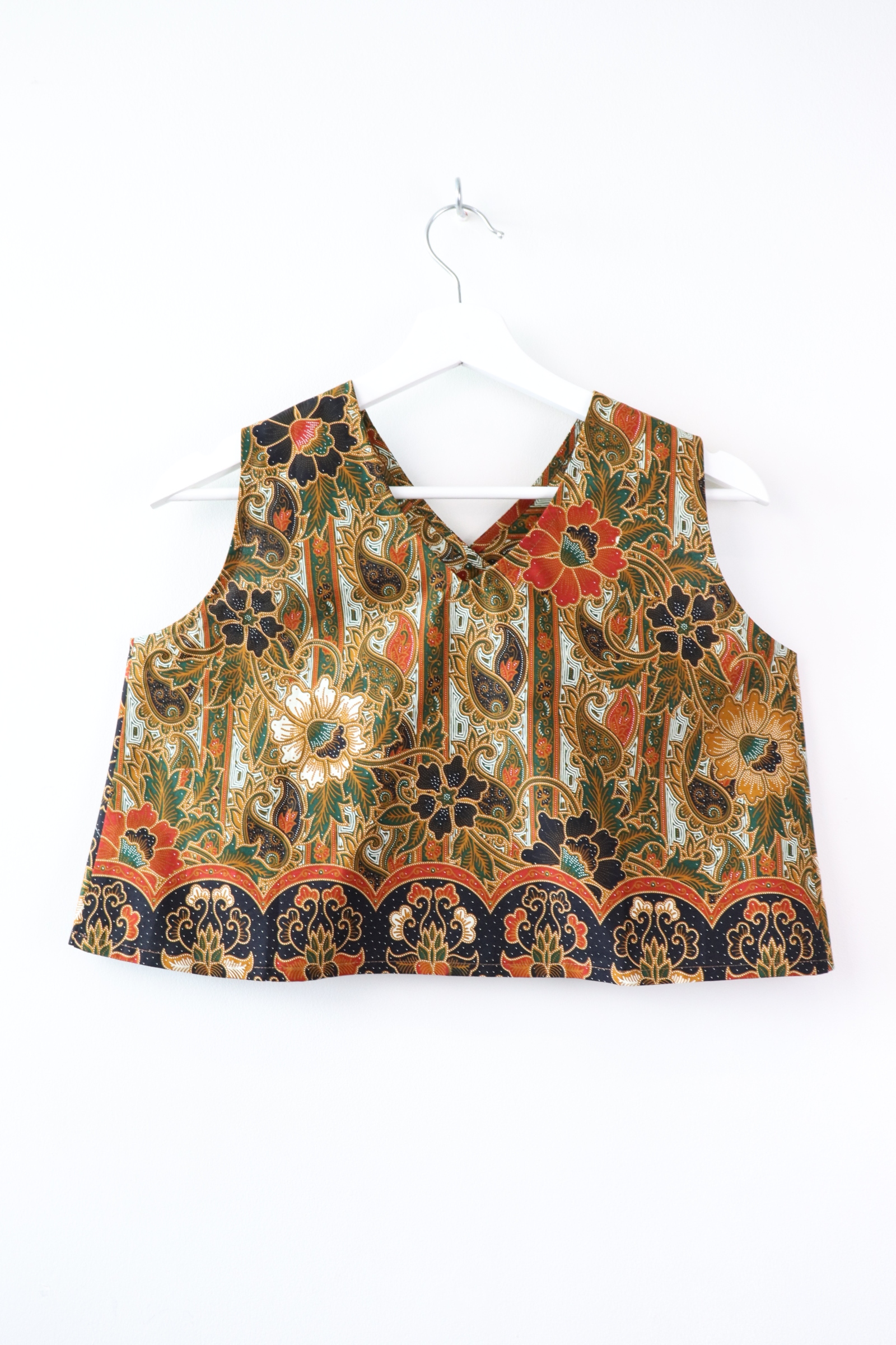 Napkin Batik Top - Khalani (Black)