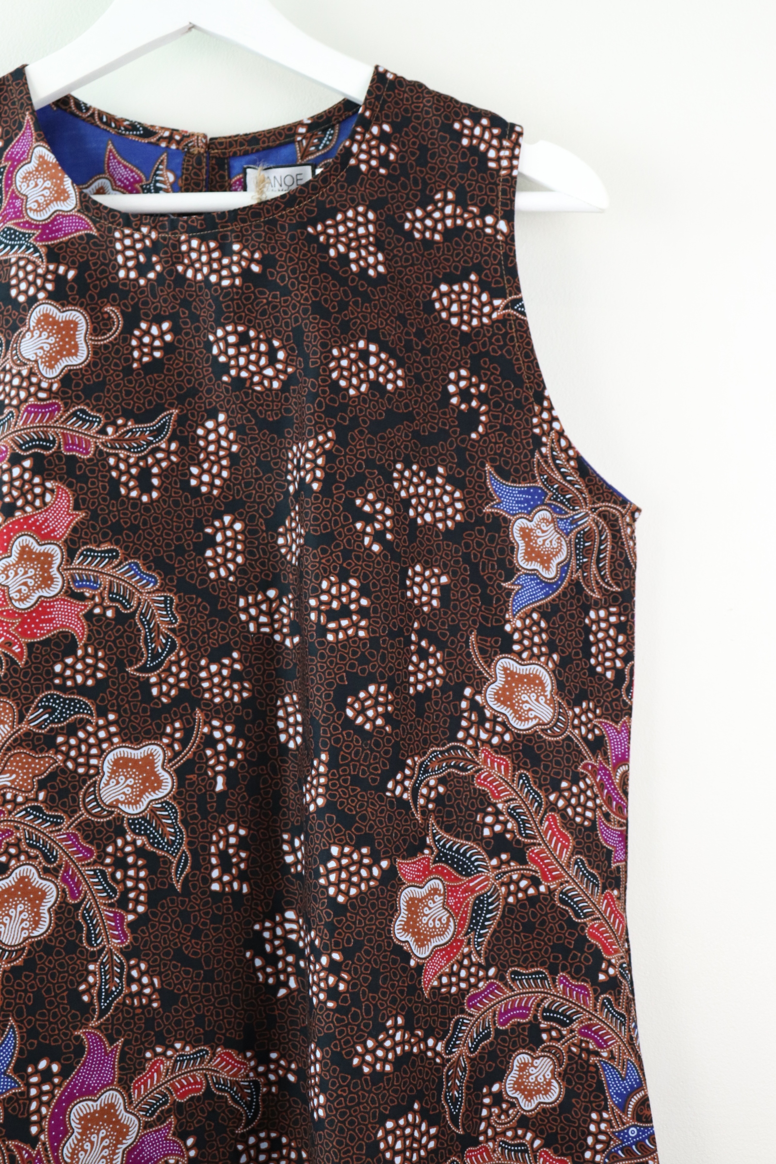 Batik Shift Dress (M) - Meadow
