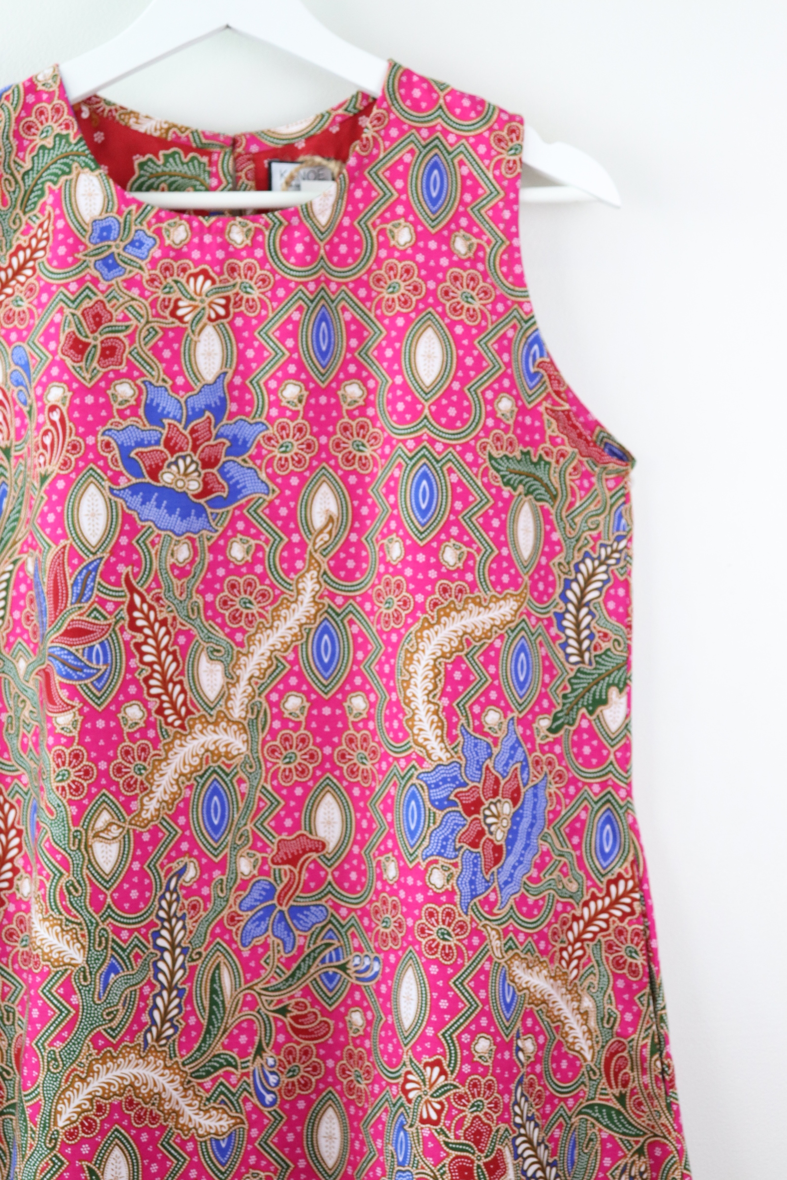 Batik Shift Dress (M) - Lisa
