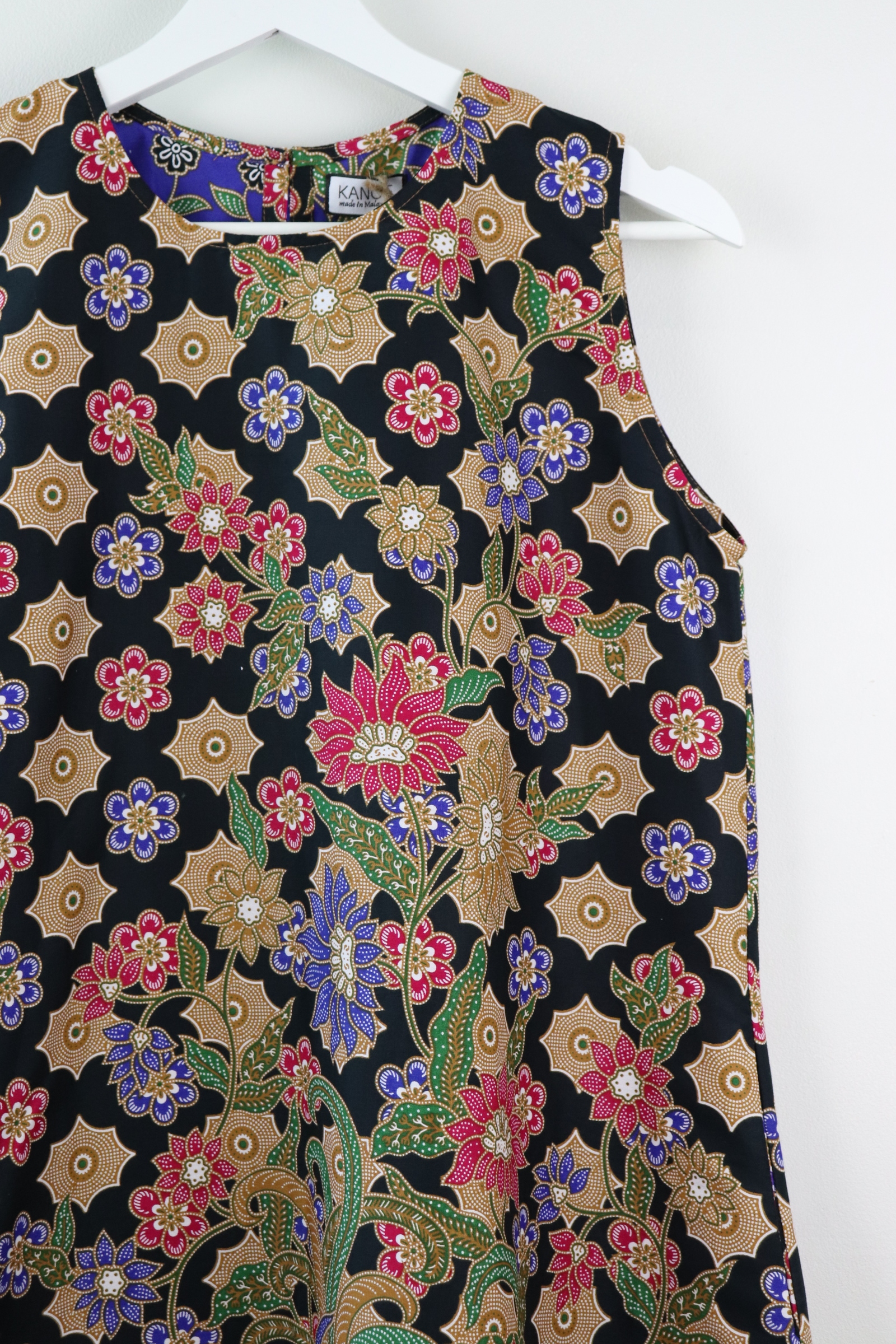 Batik Shift Dress (M) - Josephine
