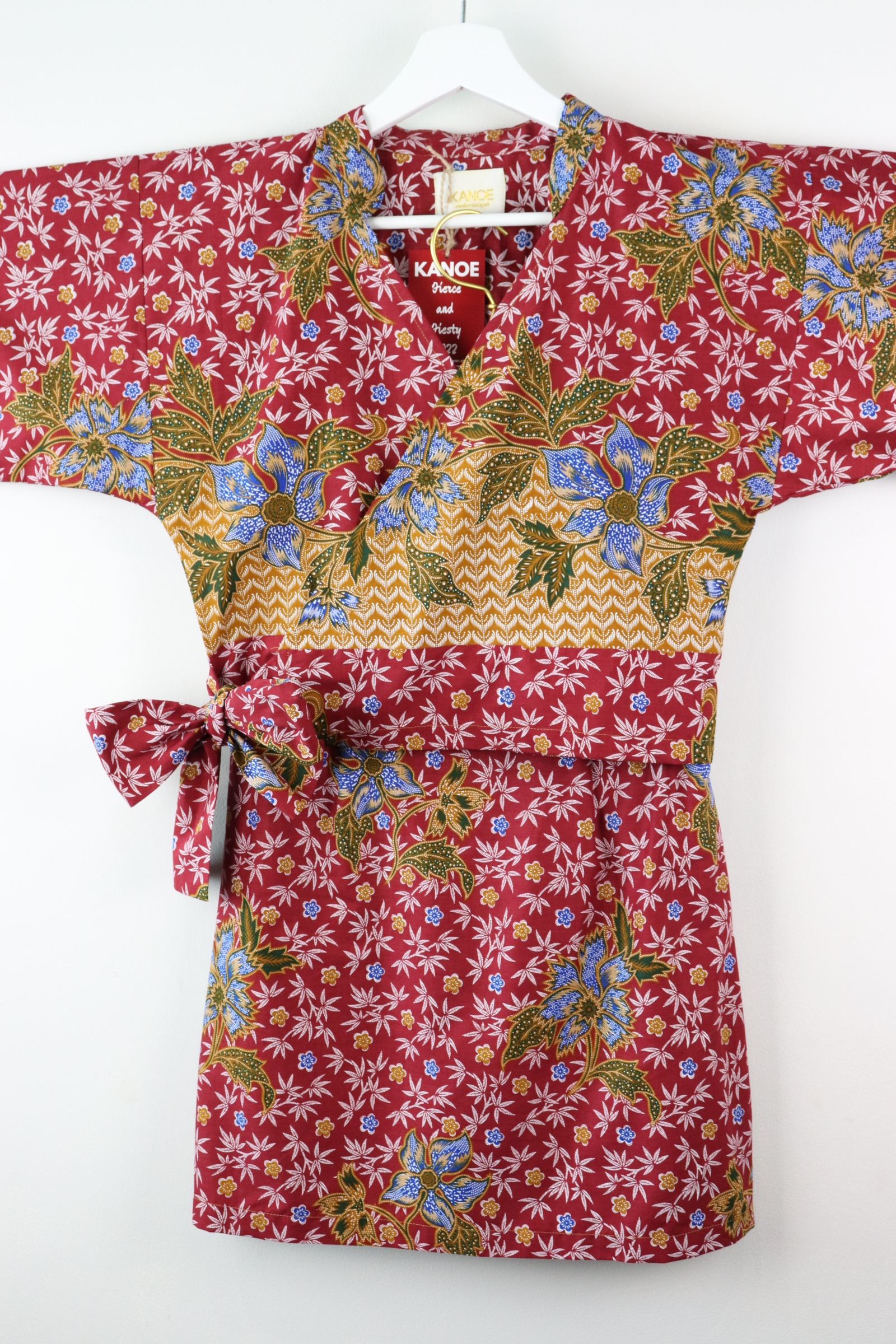Kimono Wrap Matching Set - Cherry Blossom (S/M)